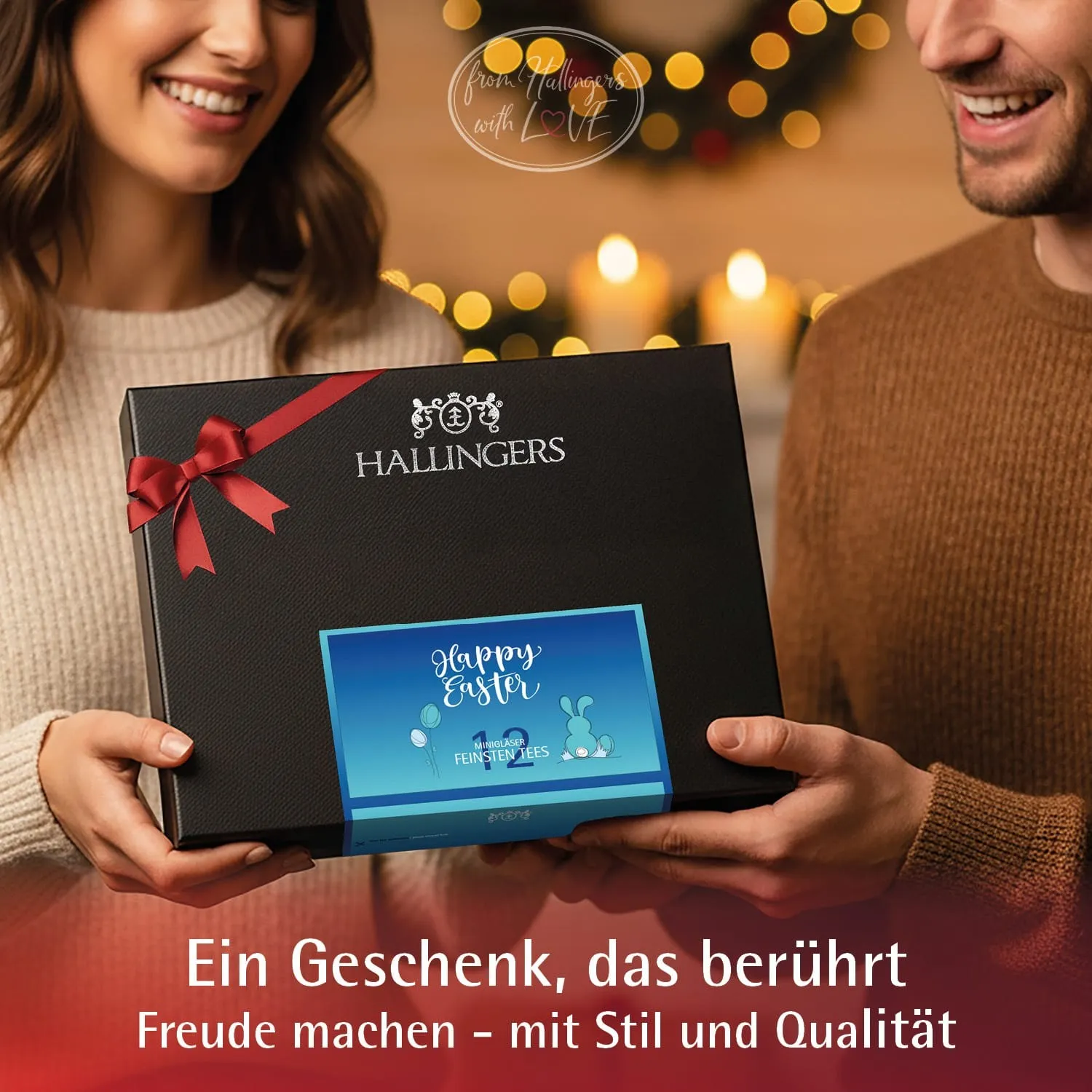 Happy Easter (12 Tees im Glas)