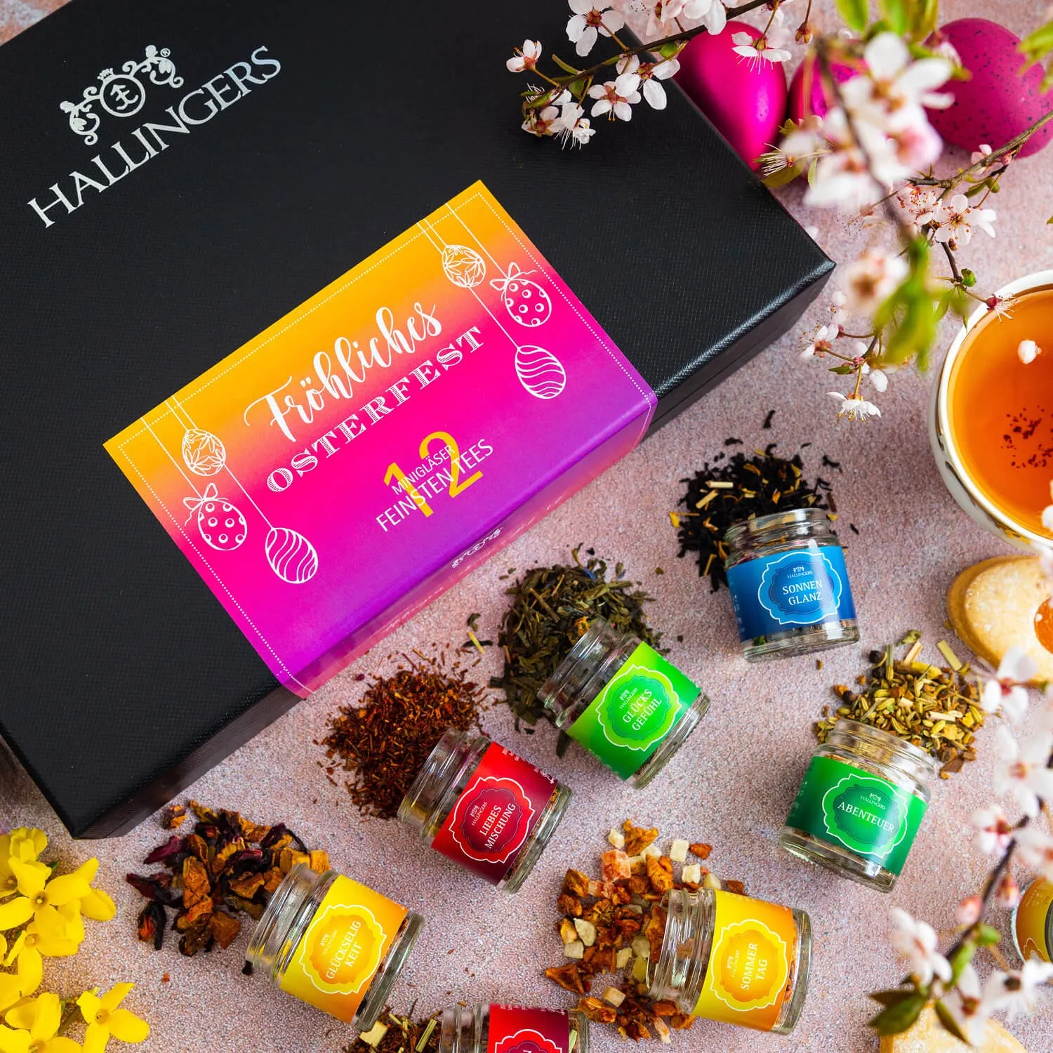 Überraschen Sie Ihre Liebsten mit diesem wunderbaren Teegeschenkset von Hallingers.