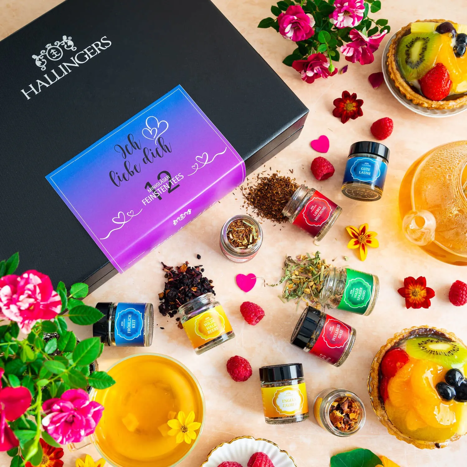 Überraschen Sie Ihre Liebsten mit diesem wunderbaren Teegeschenkset von Hallingers.