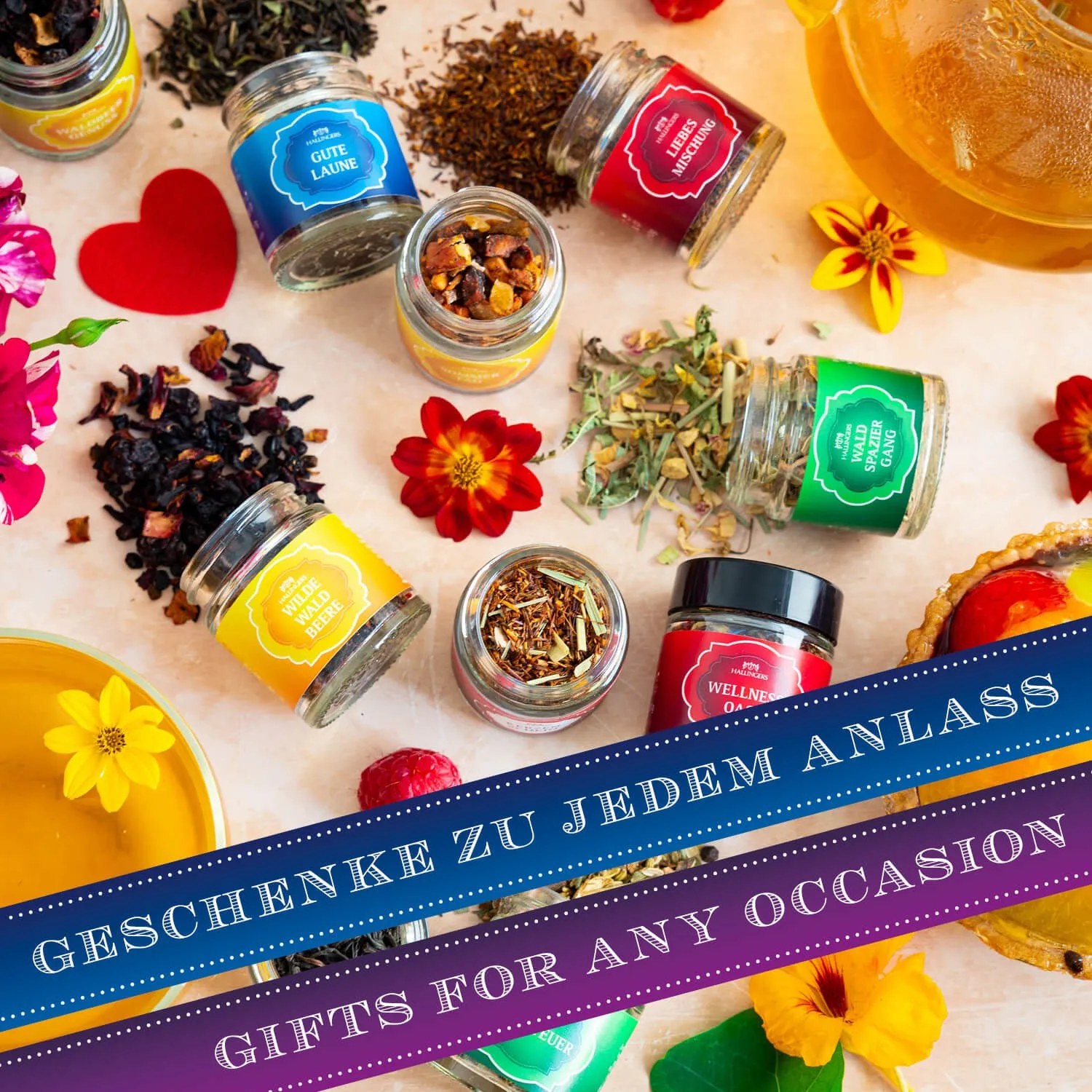 Das perfekte Geschenk für alle Lieblingsmenschen, die Tee mögen.