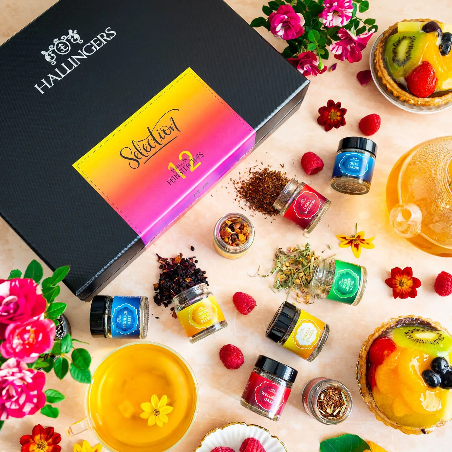 Ein wunderschönes Teegeschenkset zum Verschenken, Gratulieren - es ist auch eine schöne Art, \Danke\ zu sagen.