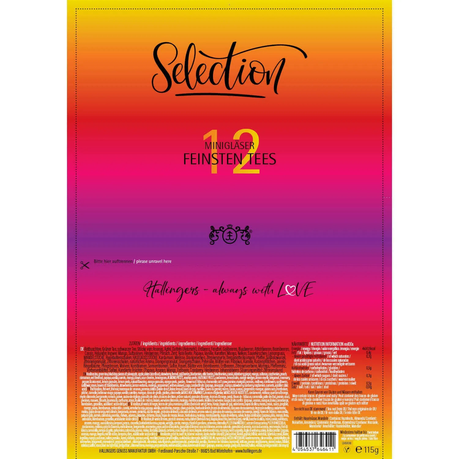 Selection (12 Tees im Glas)