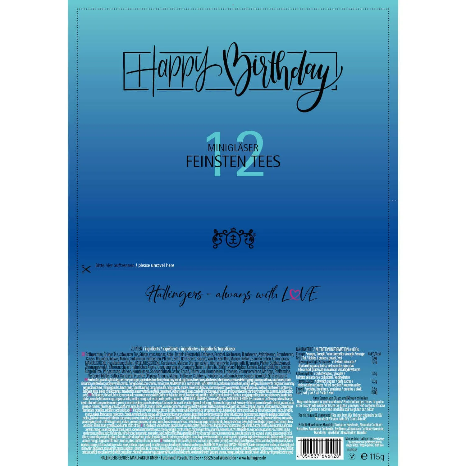 Happy Birthday (12 Tees im Glas)