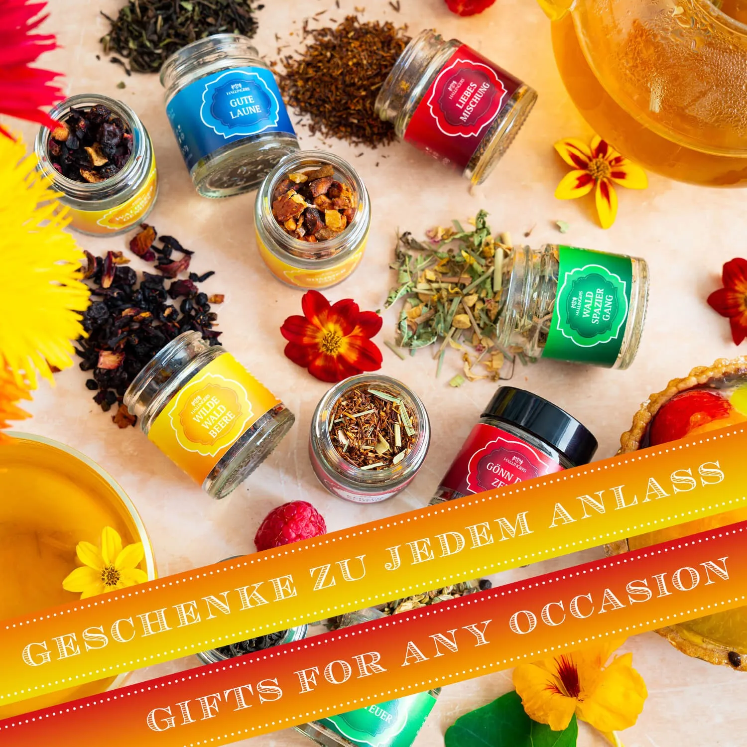 Das perfekte Geschenk zur Gratulation für alle Teeliebhaber.