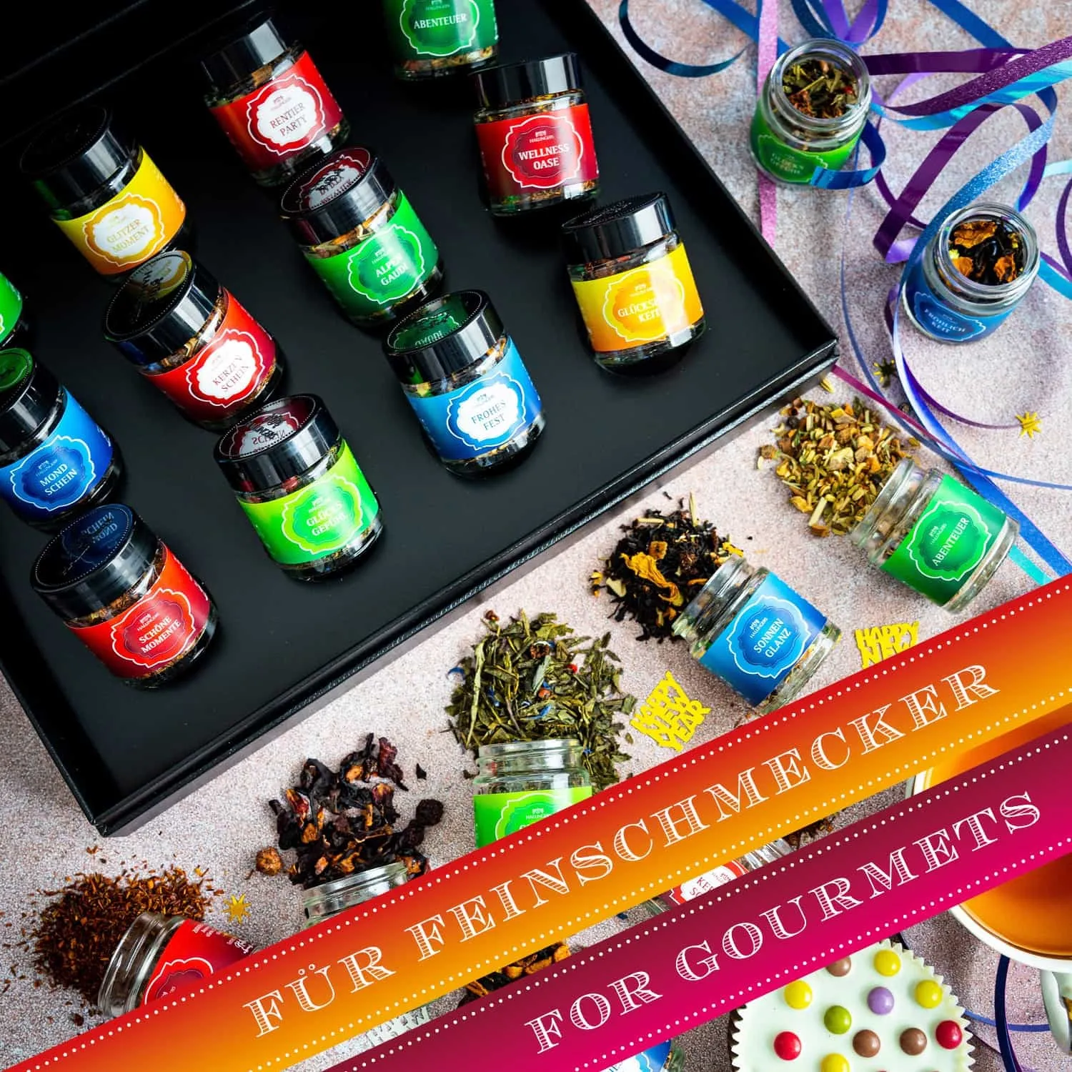 Genieße das Leben mit einer täglichen Tasse Hallingers Tee und neuen, leckeren Rezeptideen.