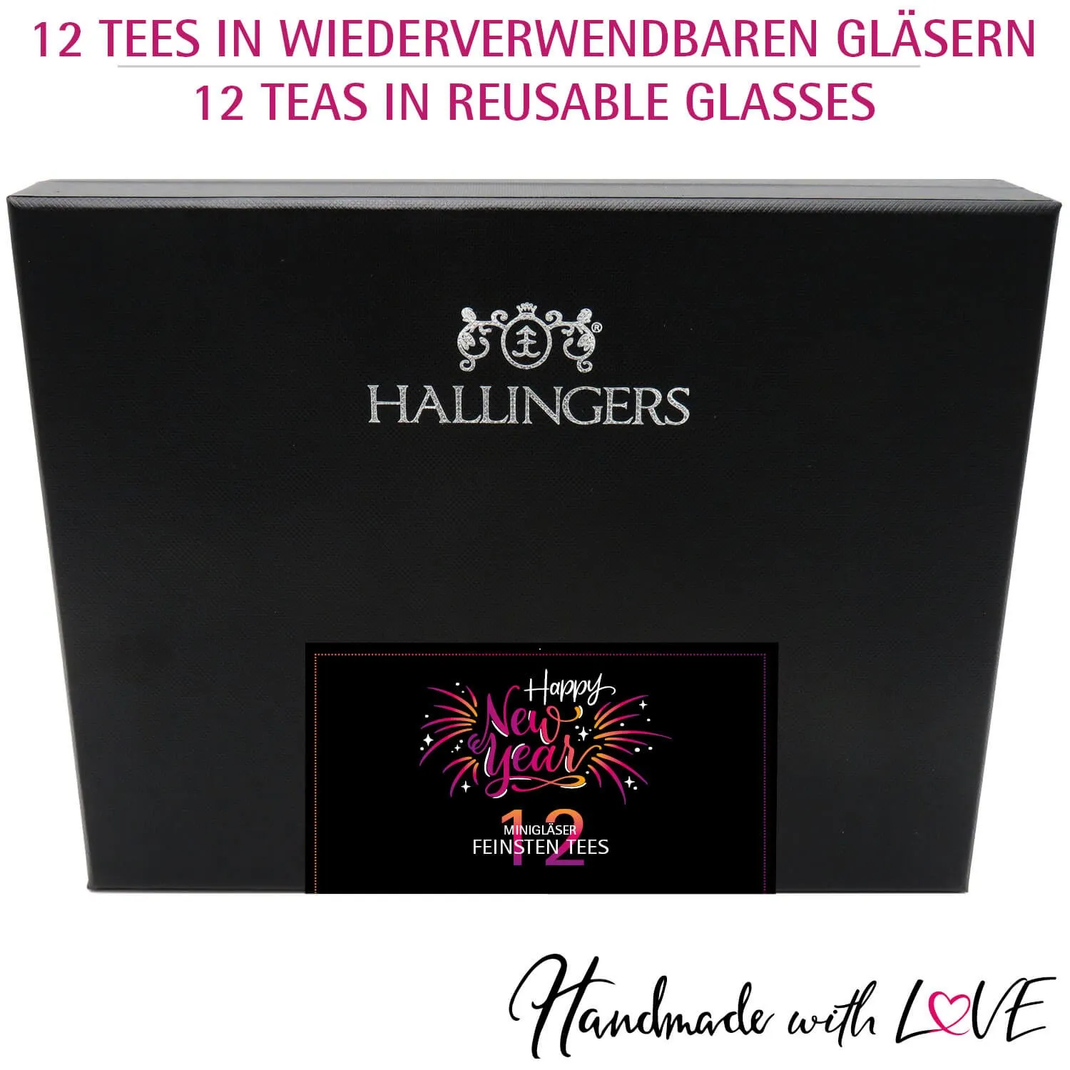 Happy New Year Pink (12 Tees im Glas)