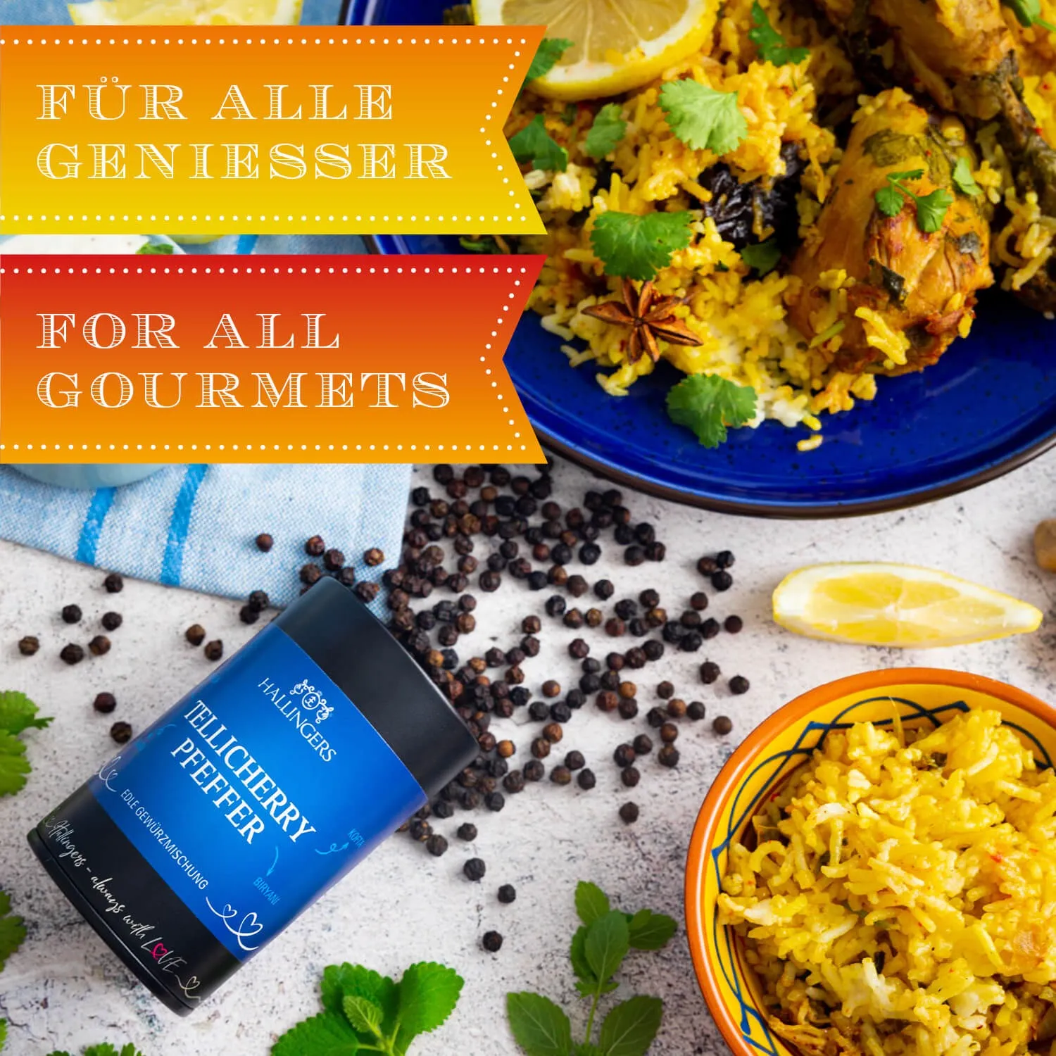 Die Verpackungsdesigns von Hallingers sind international ausgezeichnet (u.a. Red Dot Design Award, German Design Award Special Mention).