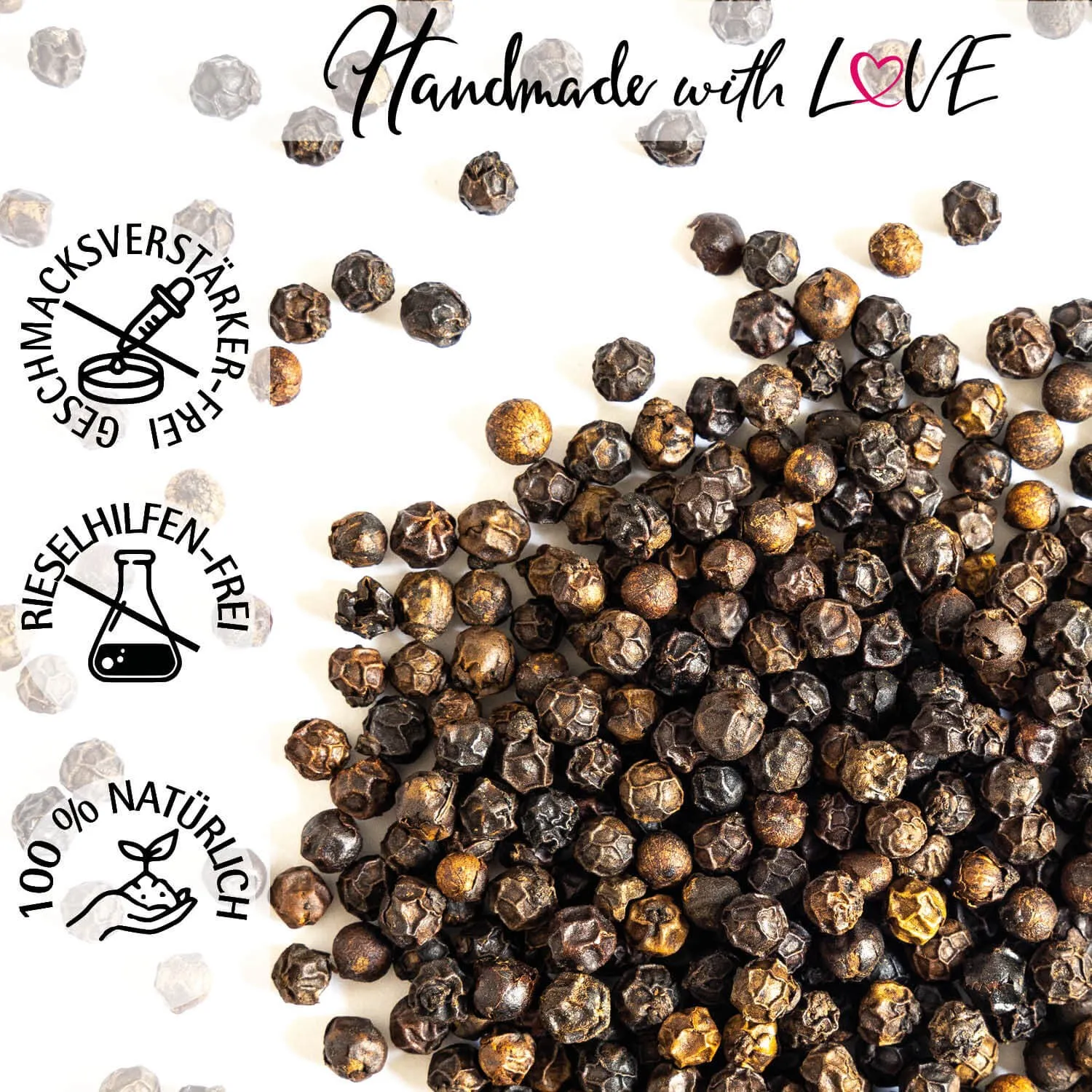 Indischer Tellicherry-Pfeffer (Einzelgewürz)