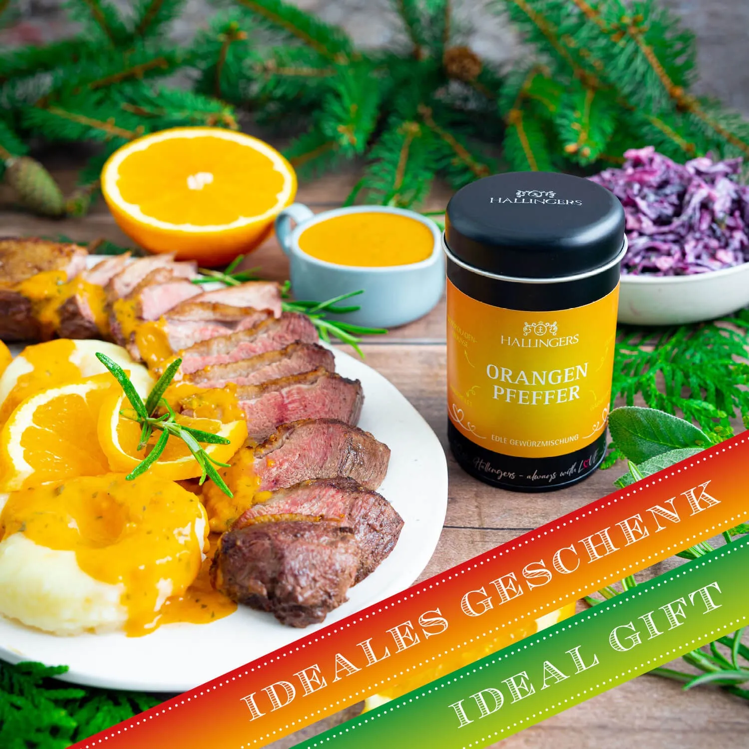 Top-Geschenk für alle Feinschmecker und Gourmets, für Kochfans und solche, die es werden wollen! Hochwertig und natürlich, da freut sich jeder!