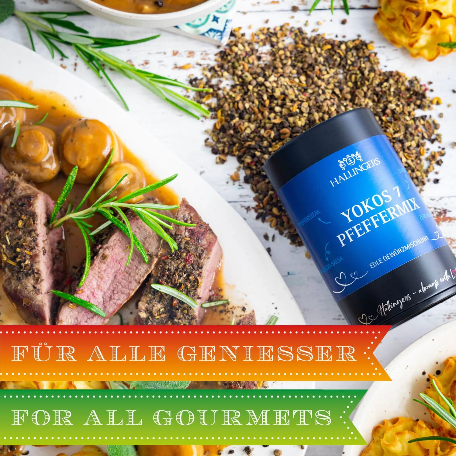 Die Verpackungsdesigns von Hallingers sind international ausgezeichnet (u.a. Red Dot Design Award, German Design Award Special Mention).