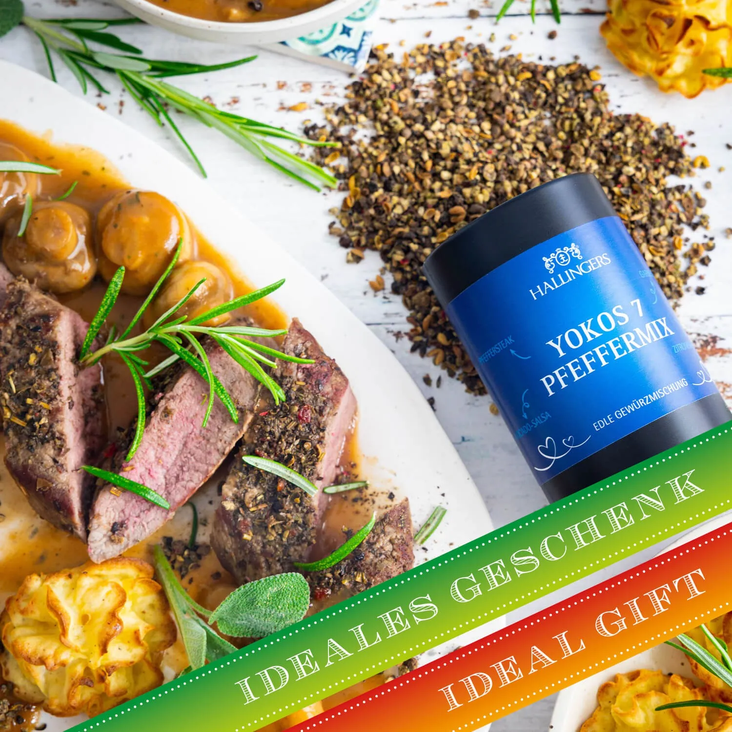 Top-Geschenk für alle Feinschmecker und Gourmets, für Kochfans und solche, die es werden wollen! Hochwertig und natürlich, da freut sich jeder!