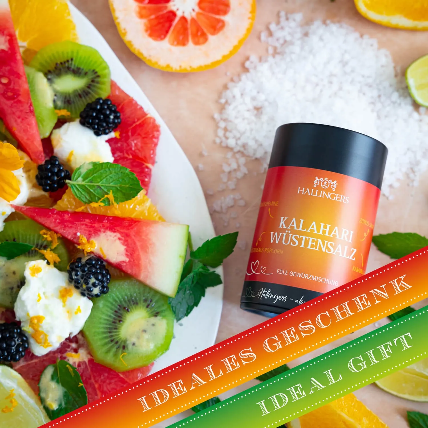 Top-Geschenk für alle Feinschmecker und Gourmets, für Kochfans und solche, die es werden wollen! Hochwertig und natürlich, da freut sich jeder!