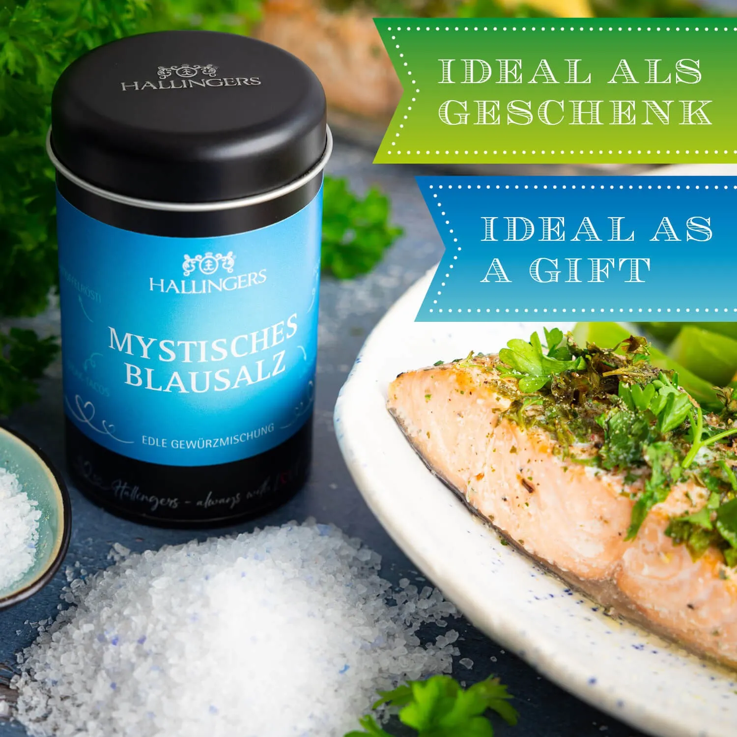 Die Verpackungsdesigns von Hallingers sind international ausgezeichnet (u.a. Red Dot Design Award, German Design Award Special Mention).