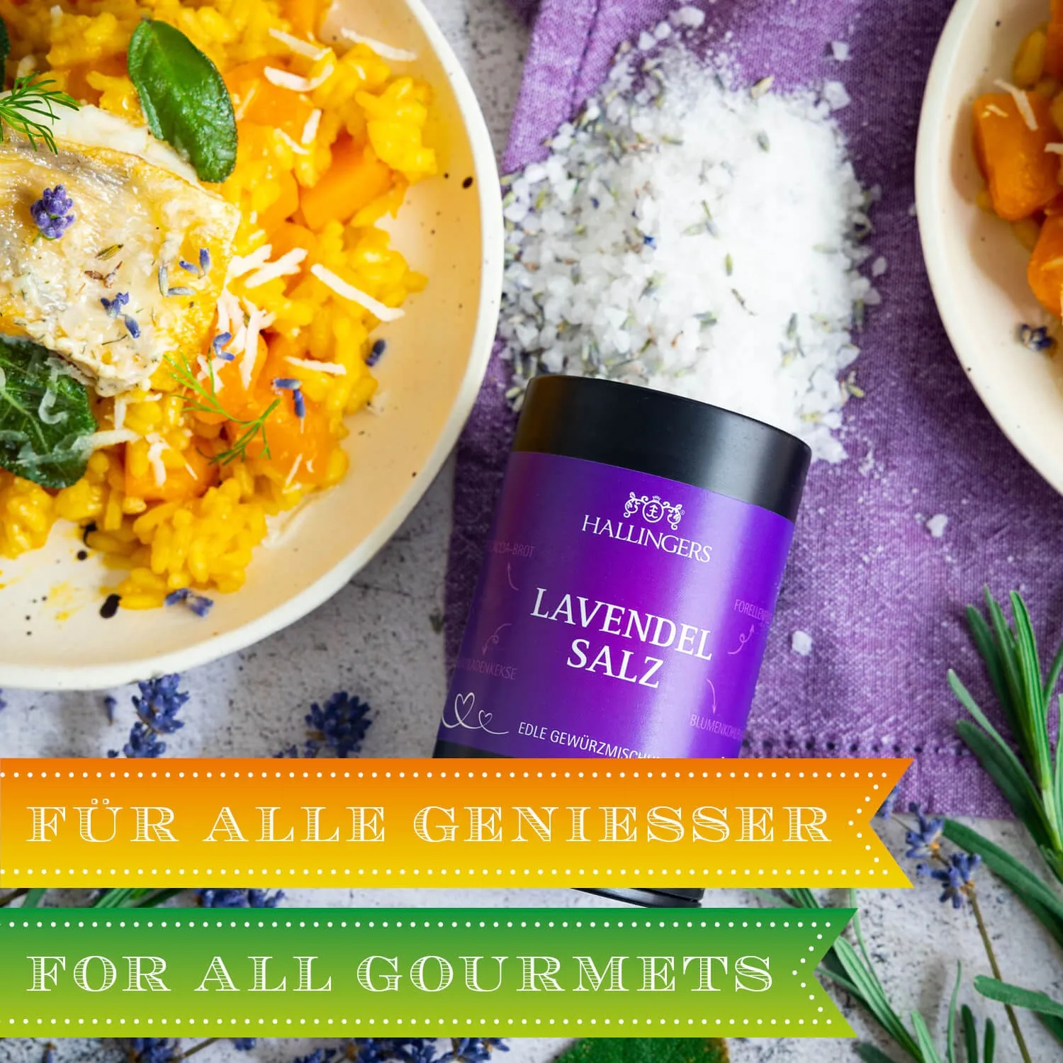 Die Verpackungsdesigns von Hallingers sind international ausgezeichnet (u.a. Red Dot Design Award, German Design Award Special Mention).