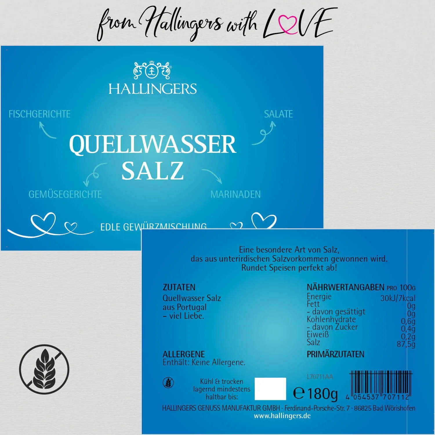 Quellwasser Salz (Salz)