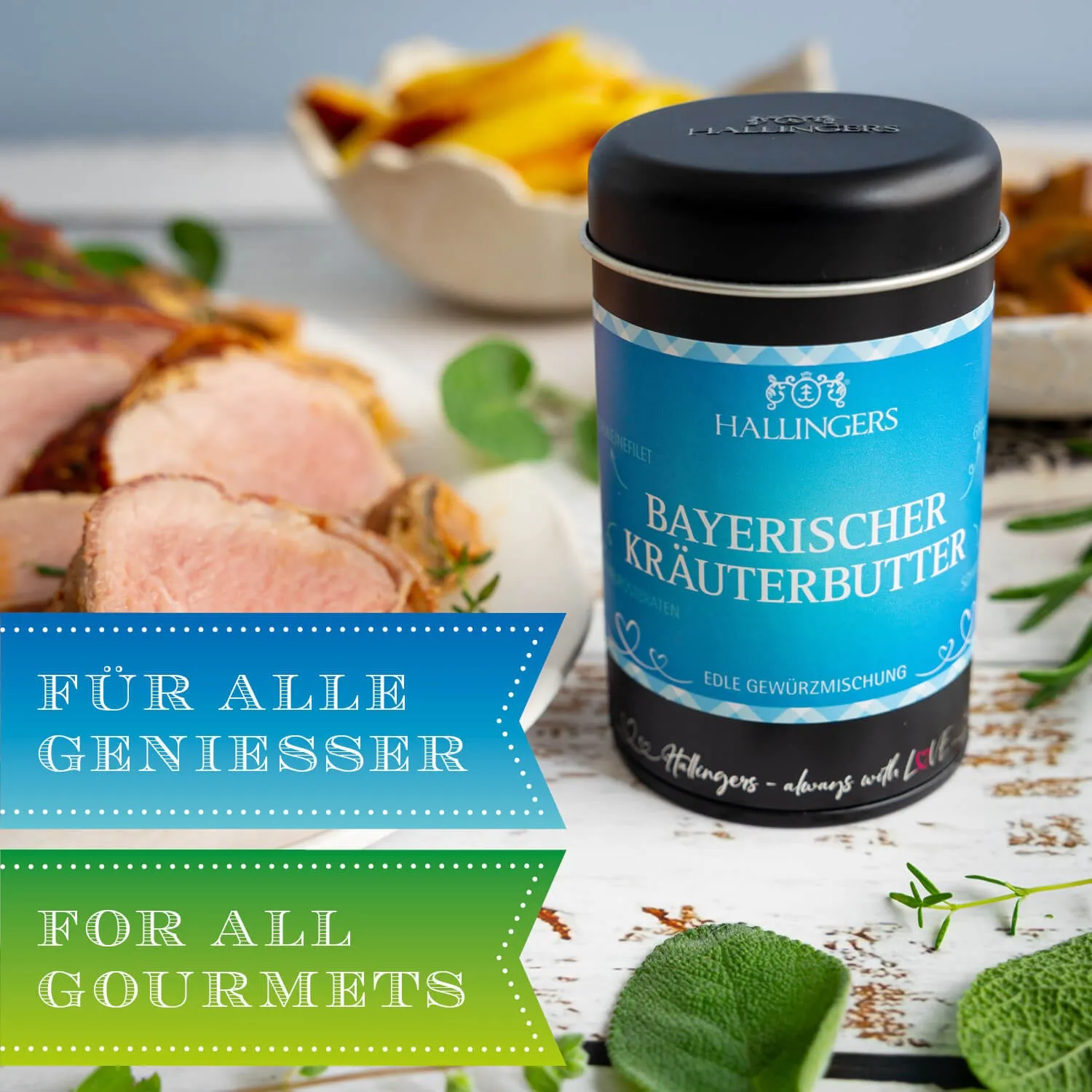 Die Verpackungsdesigns von Hallingers sind international ausgezeichnet (u.a. Red Dot Design Award, German Design Award Special Mention).