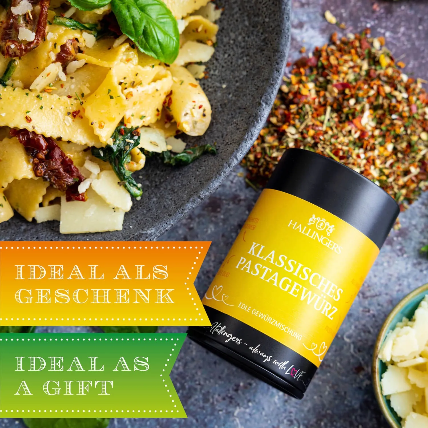 Die Verpackungsdesigns von Hallingers sind international ausgezeichnet (u.a. Red Dot Design Award, German Design Award Special Mention).