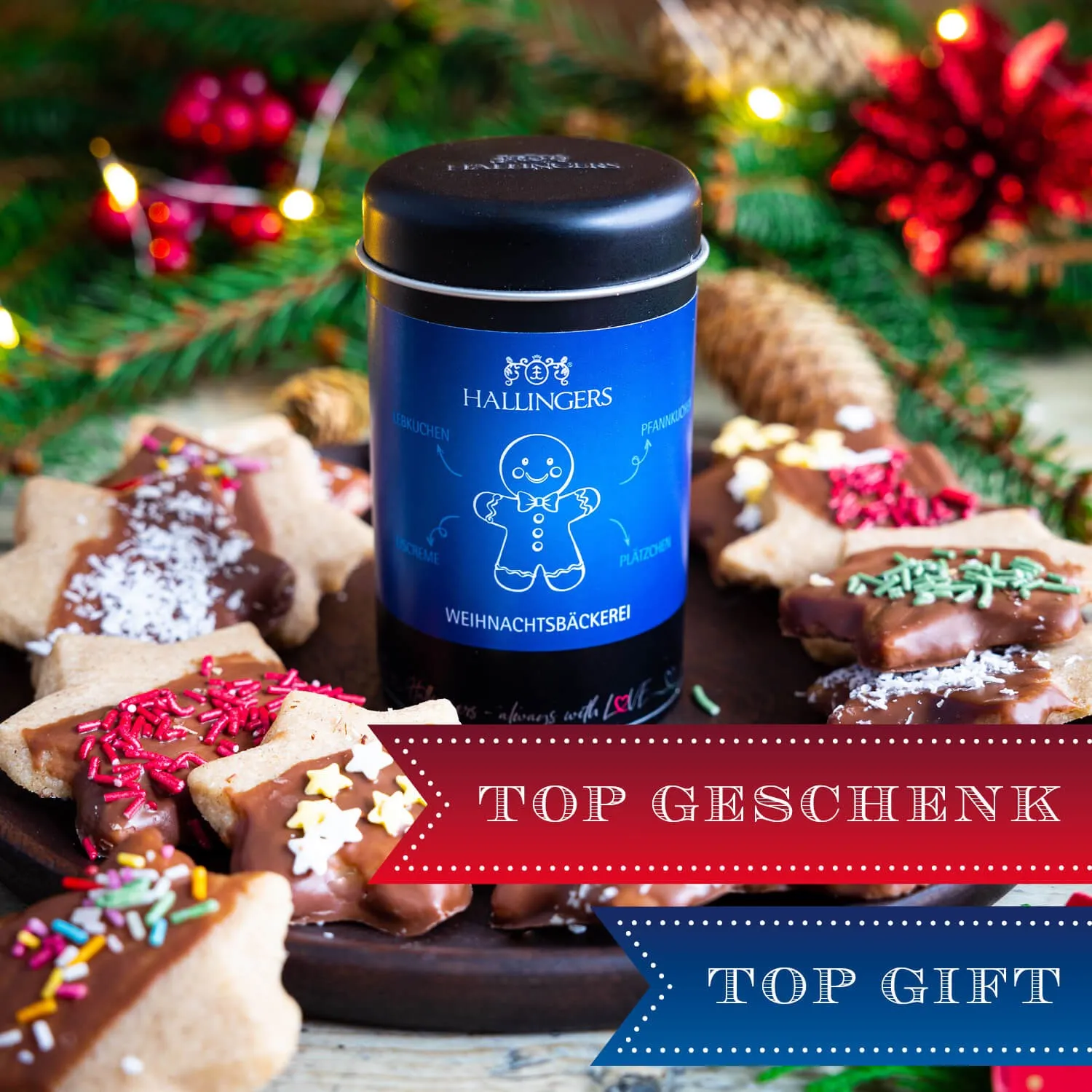 Die Verpackungsdesigns von Hallingers sind international ausgezeichnet (u.a. Red Dot Design Award, German Design Award Special Mention).