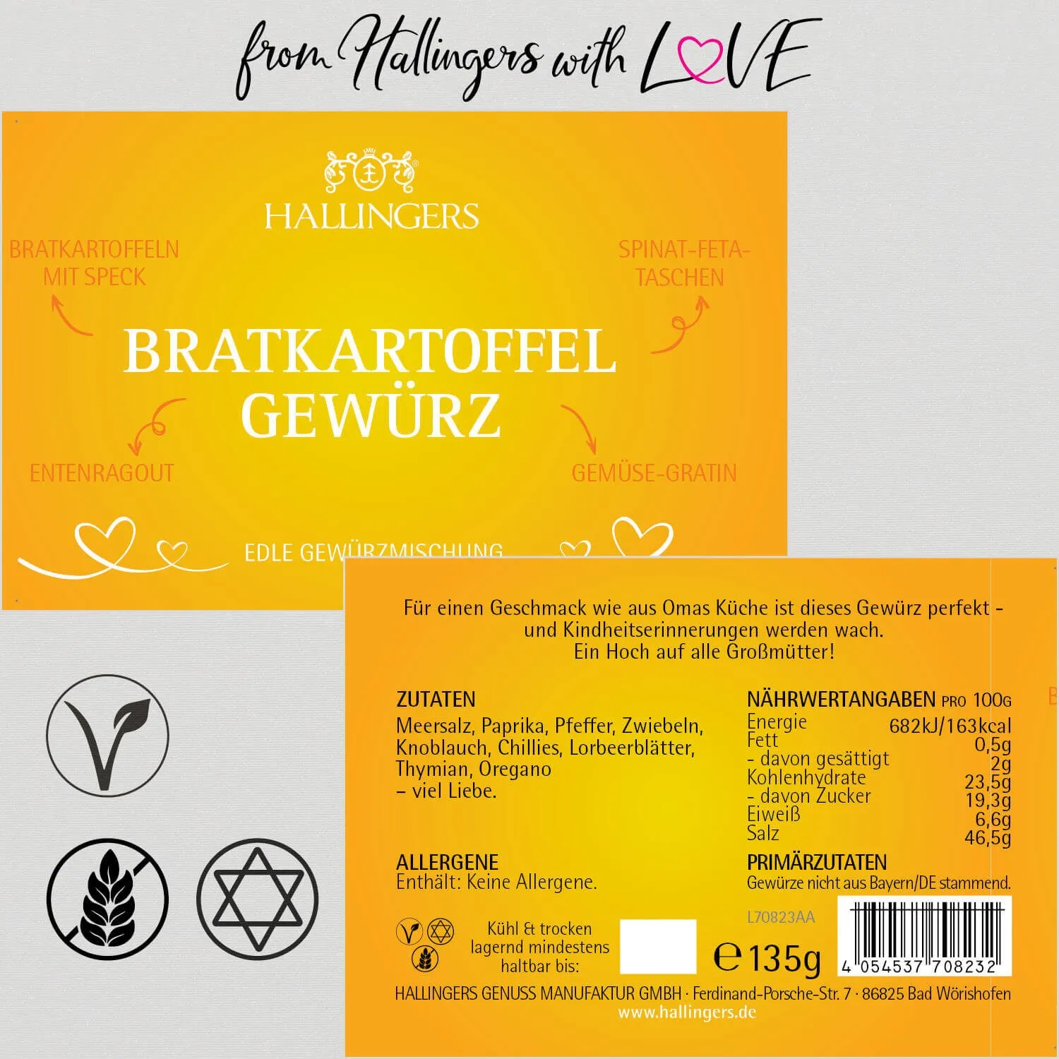 Bratkartoffel Gewürz (Gewürzmischung)