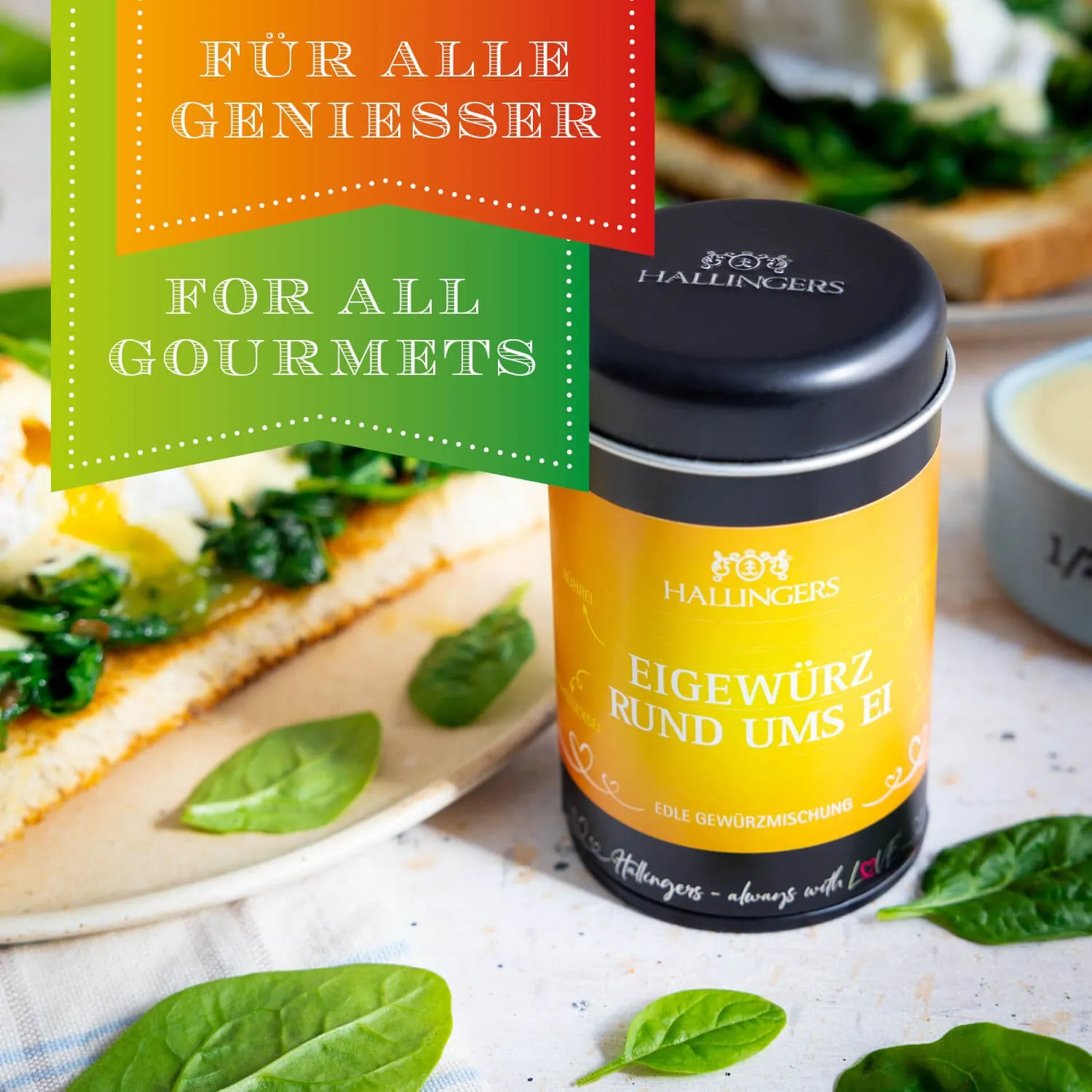 Die Verpackungsdesigns von Hallingers sind international ausgezeichnet (u.a. Red Dot Design Award, German Design Award Special Mention).