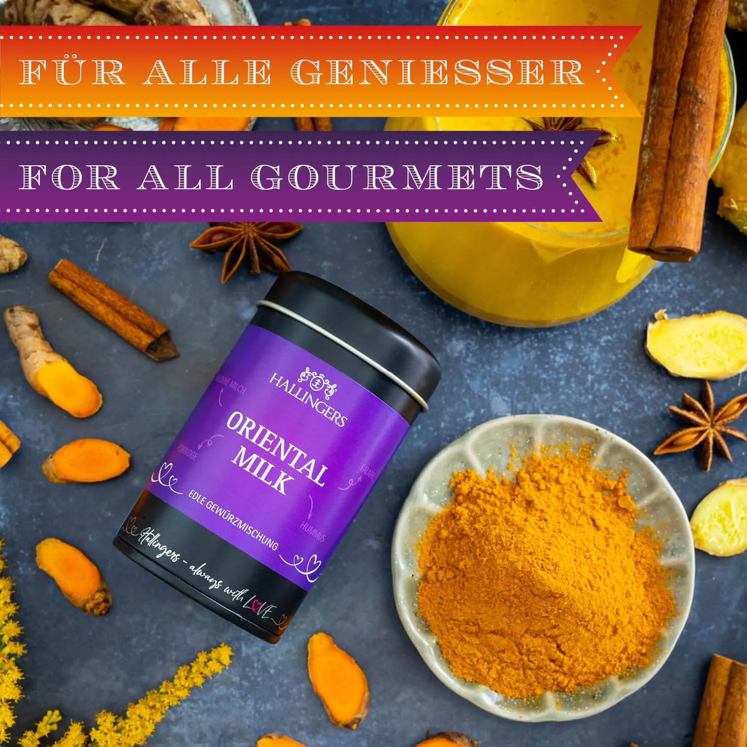 Die Verpackungsdesigns von Hallingers sind international ausgezeichnet (u.a. Red Dot Design Award, German Design Award Special Mention).