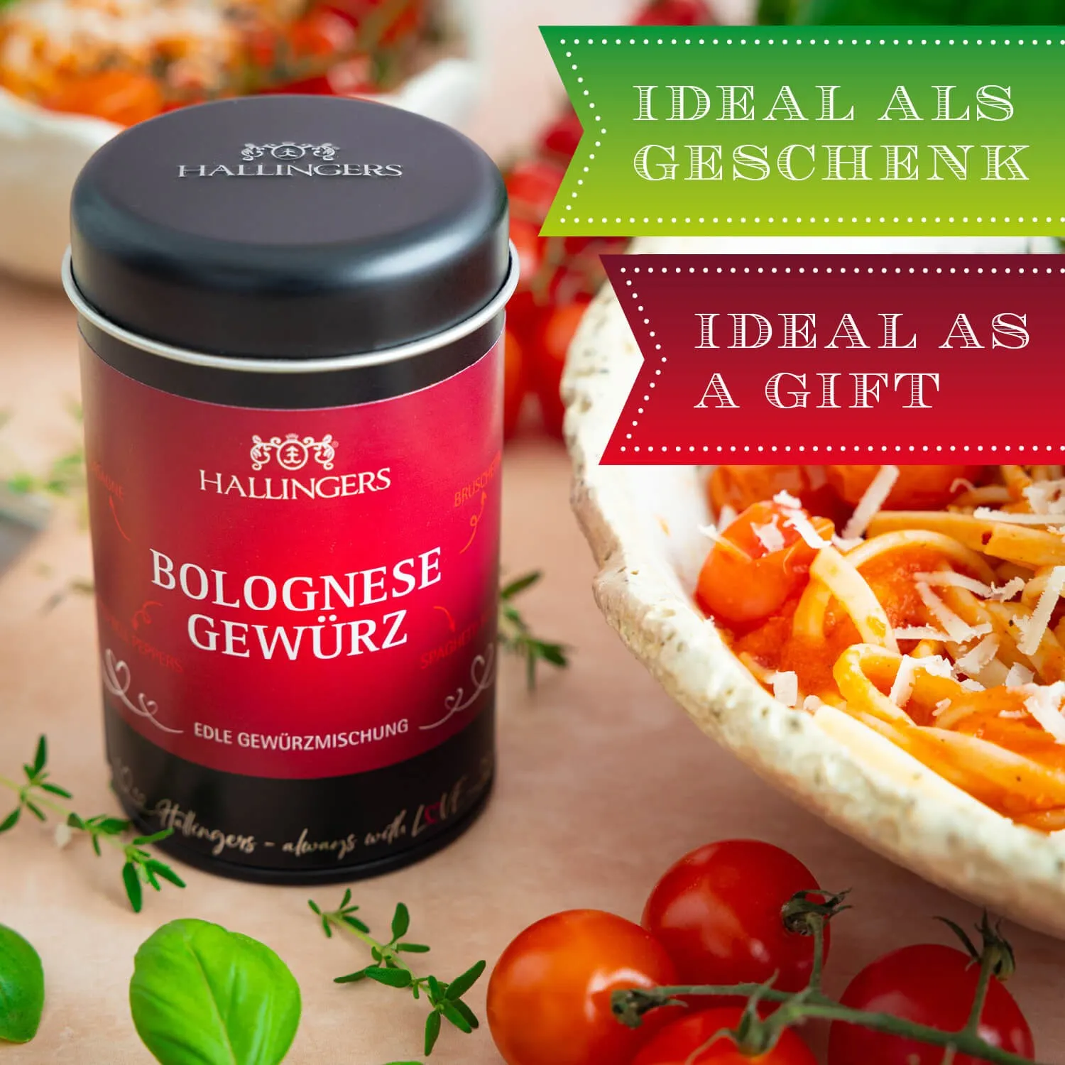 Die Verpackungsdesigns von Hallingers sind international ausgezeichnet (u.a. Red Dot Design Award, German Design Award Special Mention).