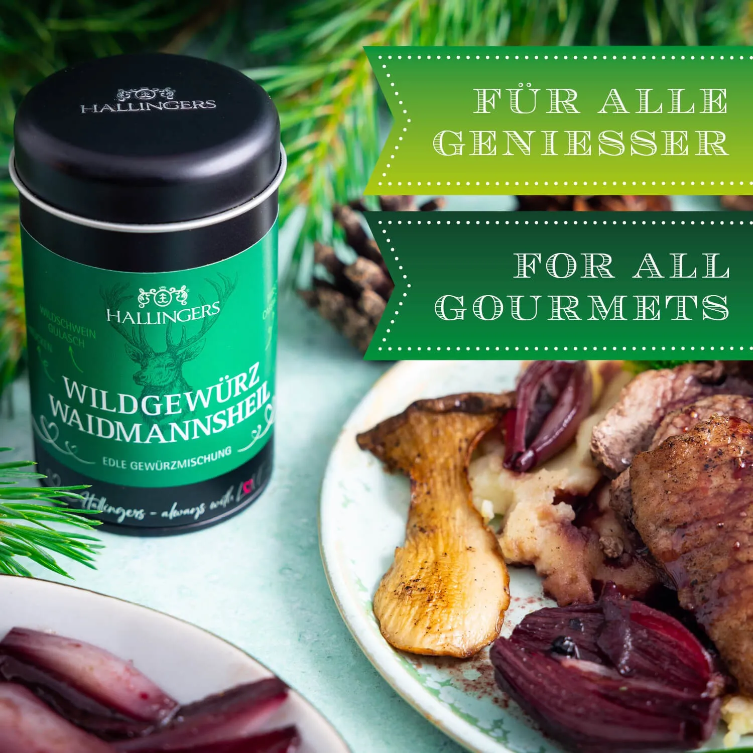 Die Verpackungsdesigns von Hallingers sind international ausgezeichnet (u.a. Red Dot Design Award, German Design Award Special Mention)