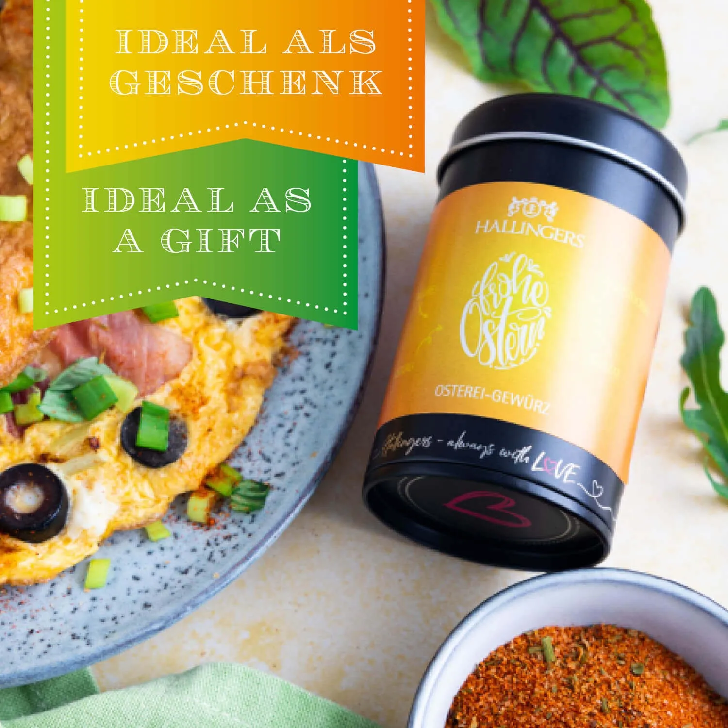 Die Verpackungsdesigns von Hallingers sind international ausgezeichnet (u.a. Red Dot Design Award, German Design Award Special Mention).