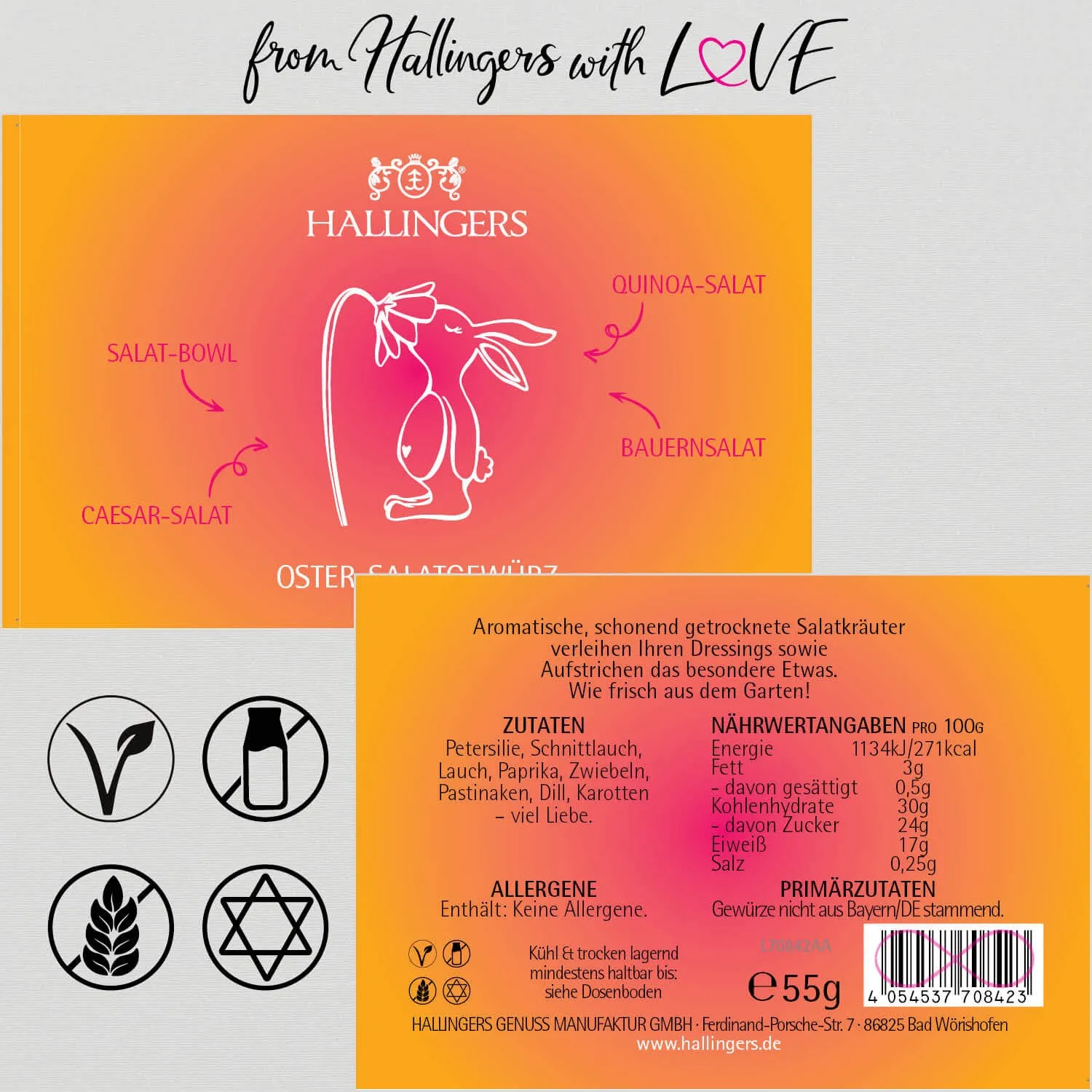 Knackiges Oster Salatgewürz (Gewürzmischung)