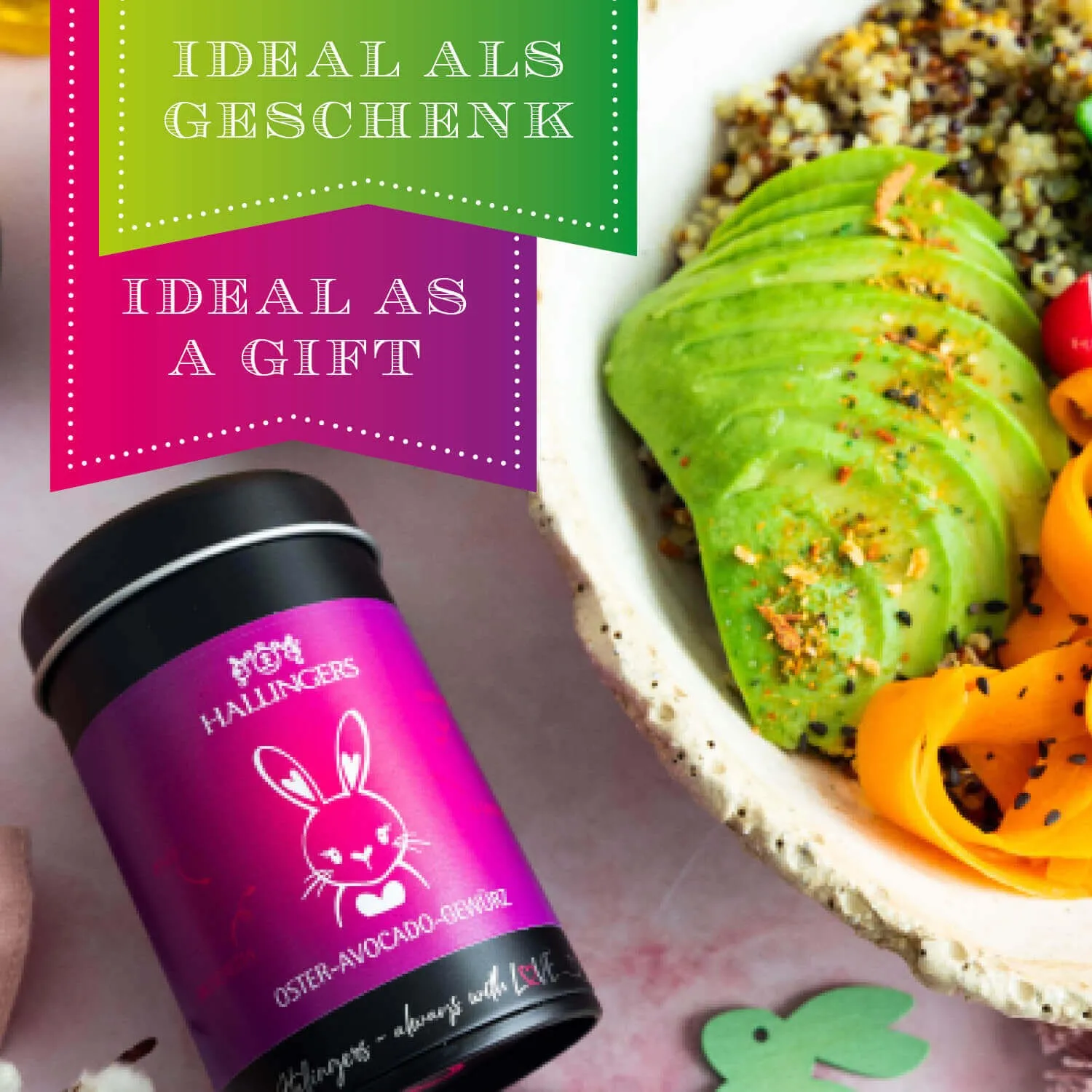 Die Verpackungsdesigns von Hallingers sind international ausgezeichnet (u.a. Red Dot Design Award, German Design Award Special Mention)