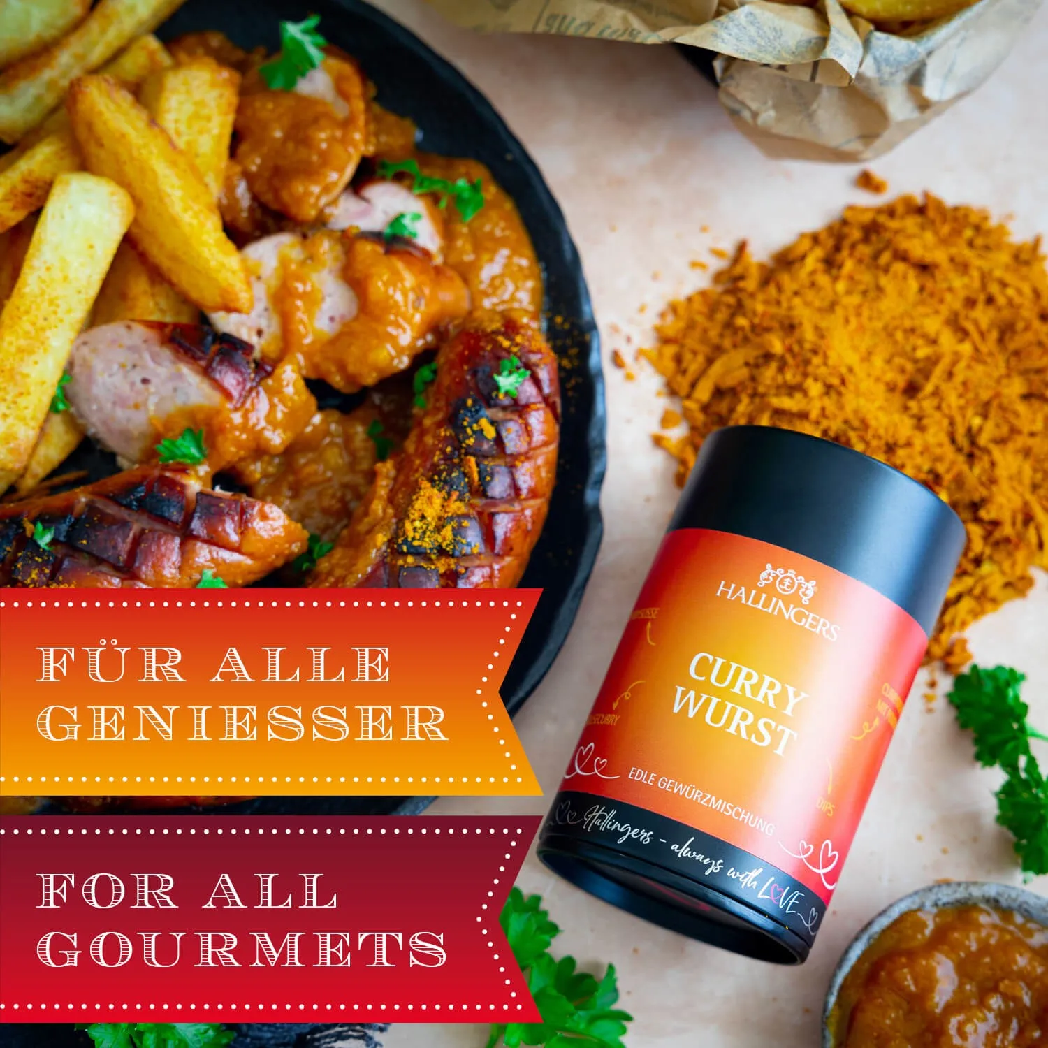 Die Verpackungsdesigns von Hallingers sind international ausgezeichnet (u.a. Red Dot Design Award, German Design Award Special Mention)