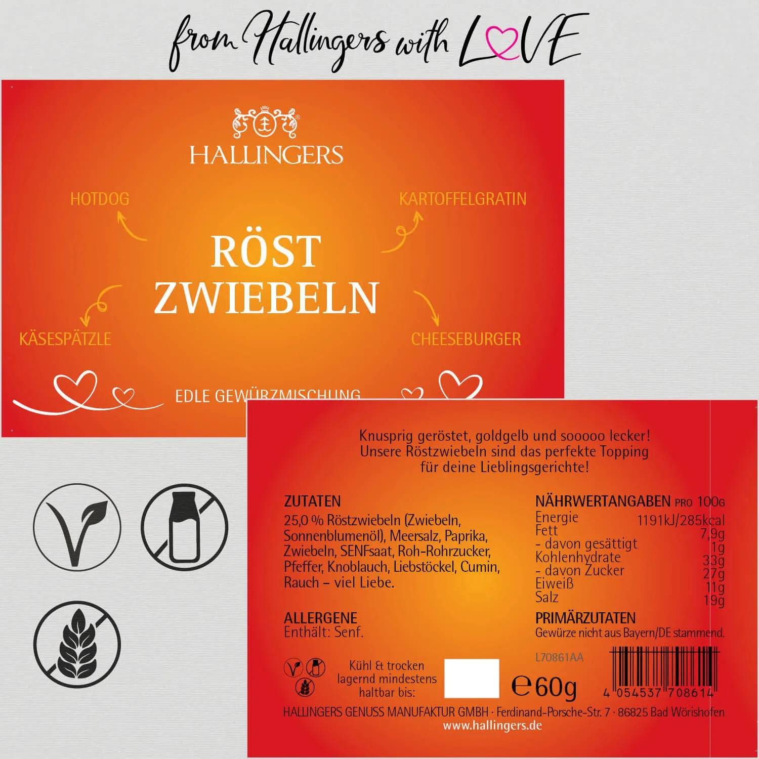 Röstzwiebeln (Einzelgewürz)