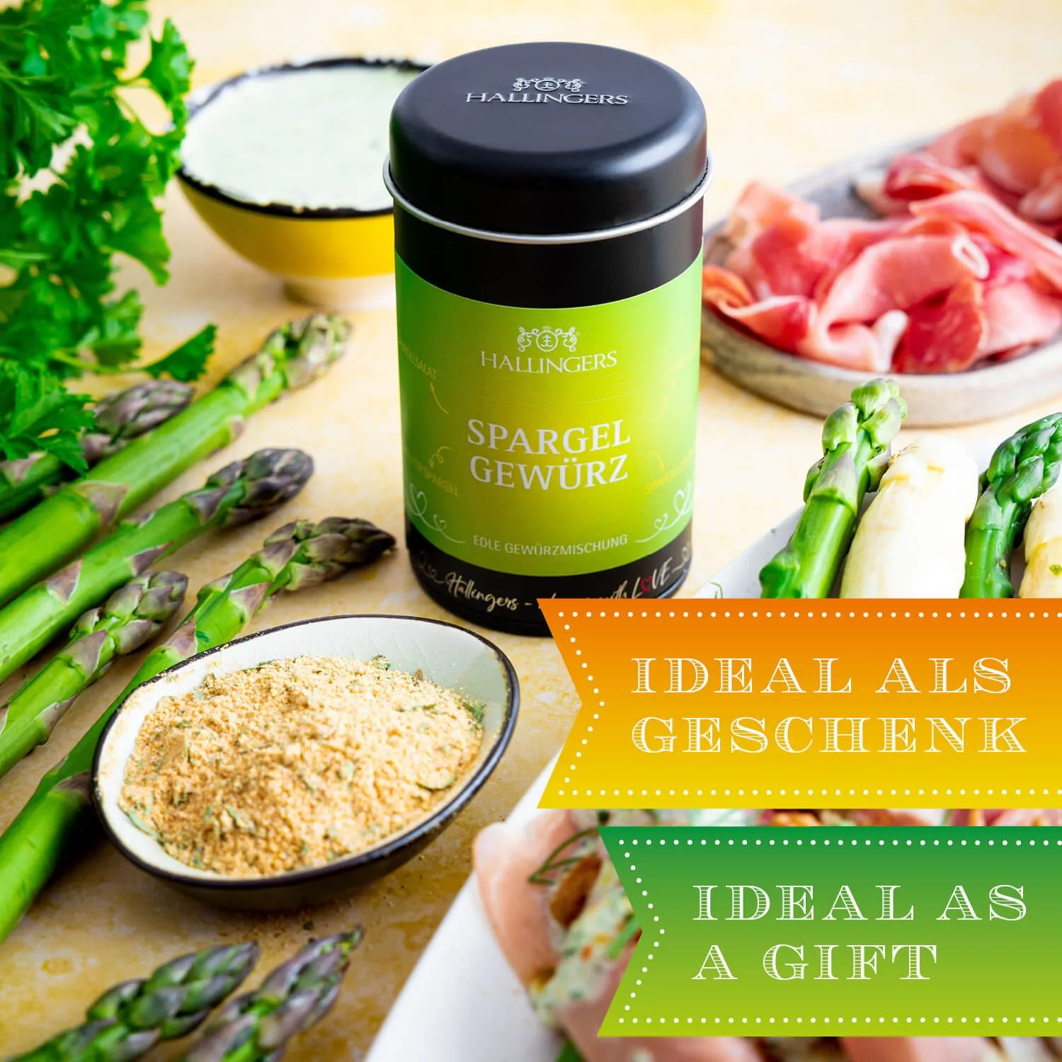 Die Verpackungsdesigns von Hallingers sind international ausgezeichnet (u.a. Red Dot Design Award, German Design Award Special Mention)