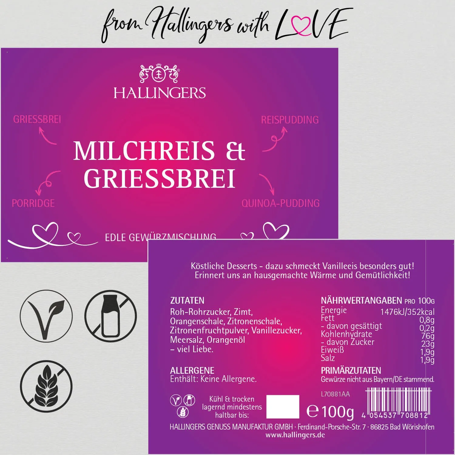 Milchreis & Griesbrei (Gewürzmischung)