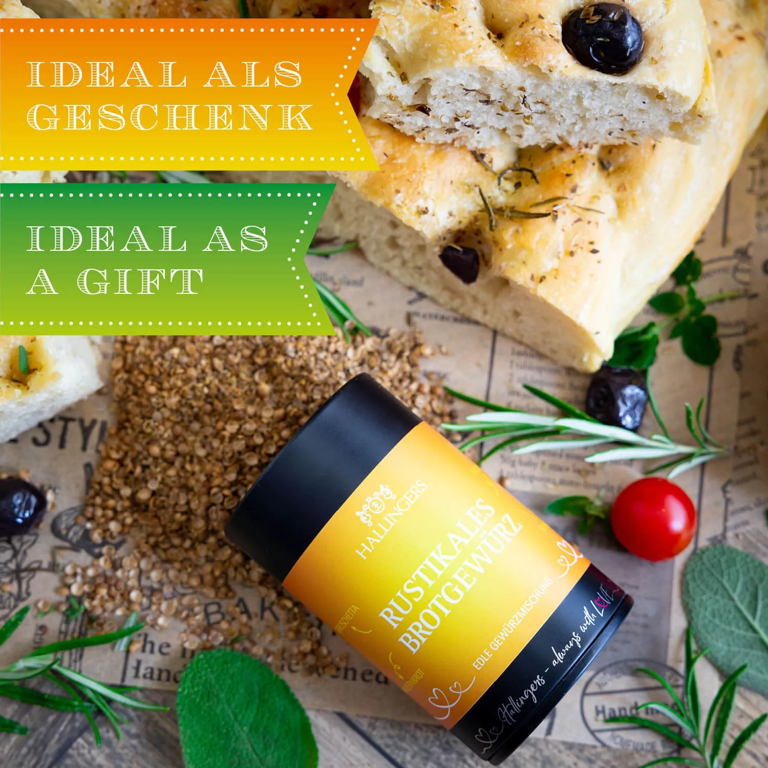 Die Verpackungsdesigns von Hallingers sind international ausgezeichnet (u.a. Red Dot Design Award, German Design Award Special Mention)