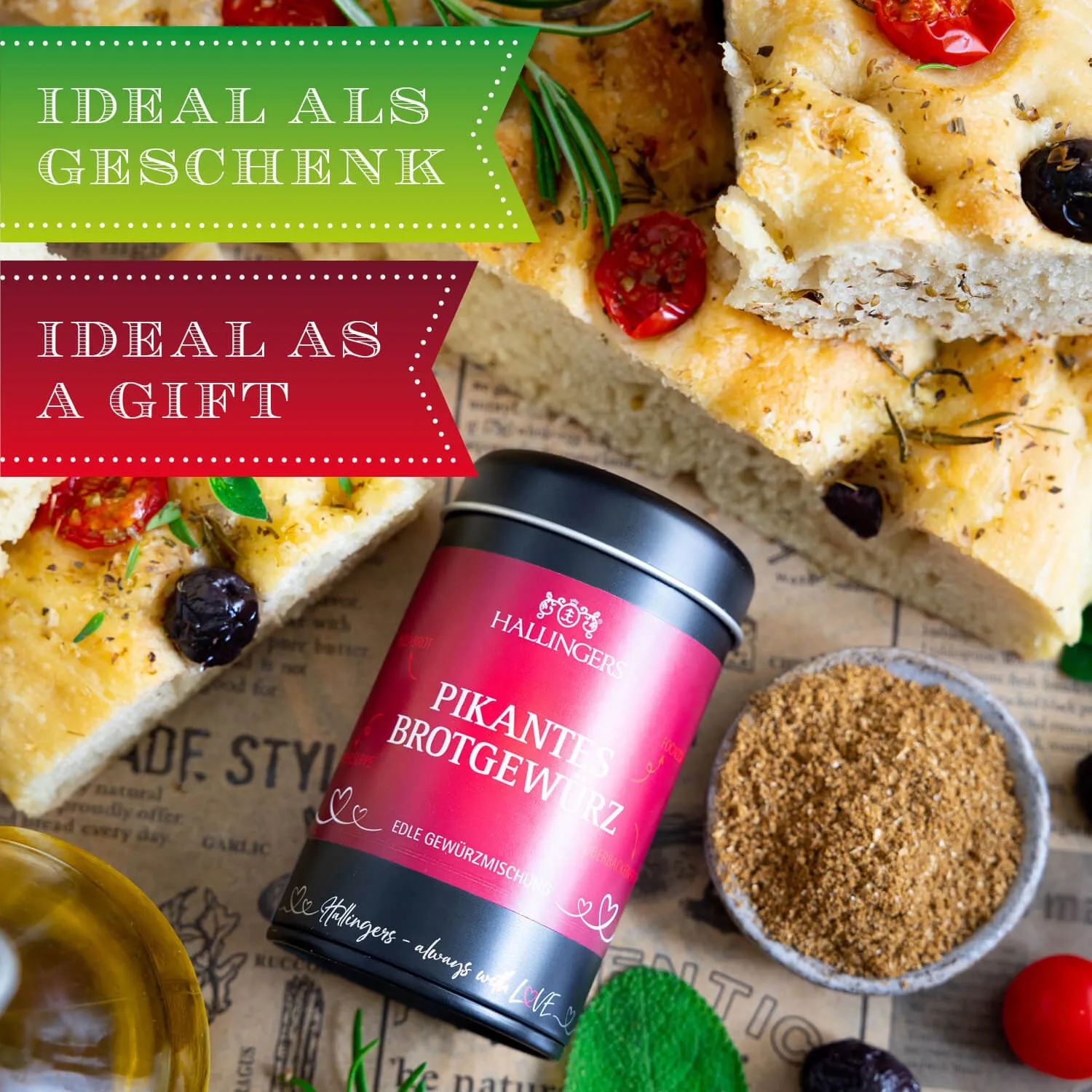 Die Verpackungsdesigns von Hallingers sind international ausgezeichnet (u.a. Red Dot Design Award, German Design Award Special Mention)