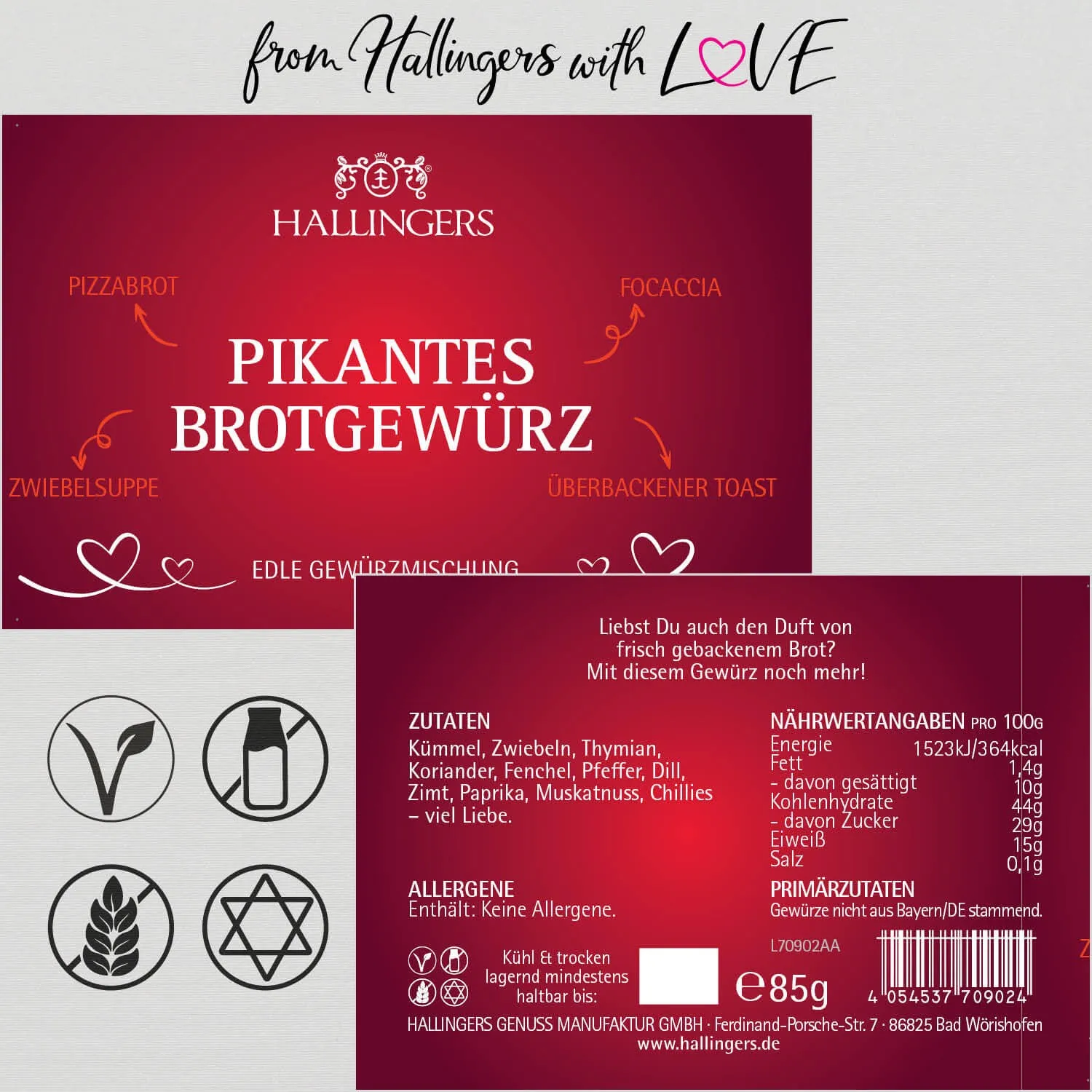 Pikantes Brotgewürz (Gewürzmischung)