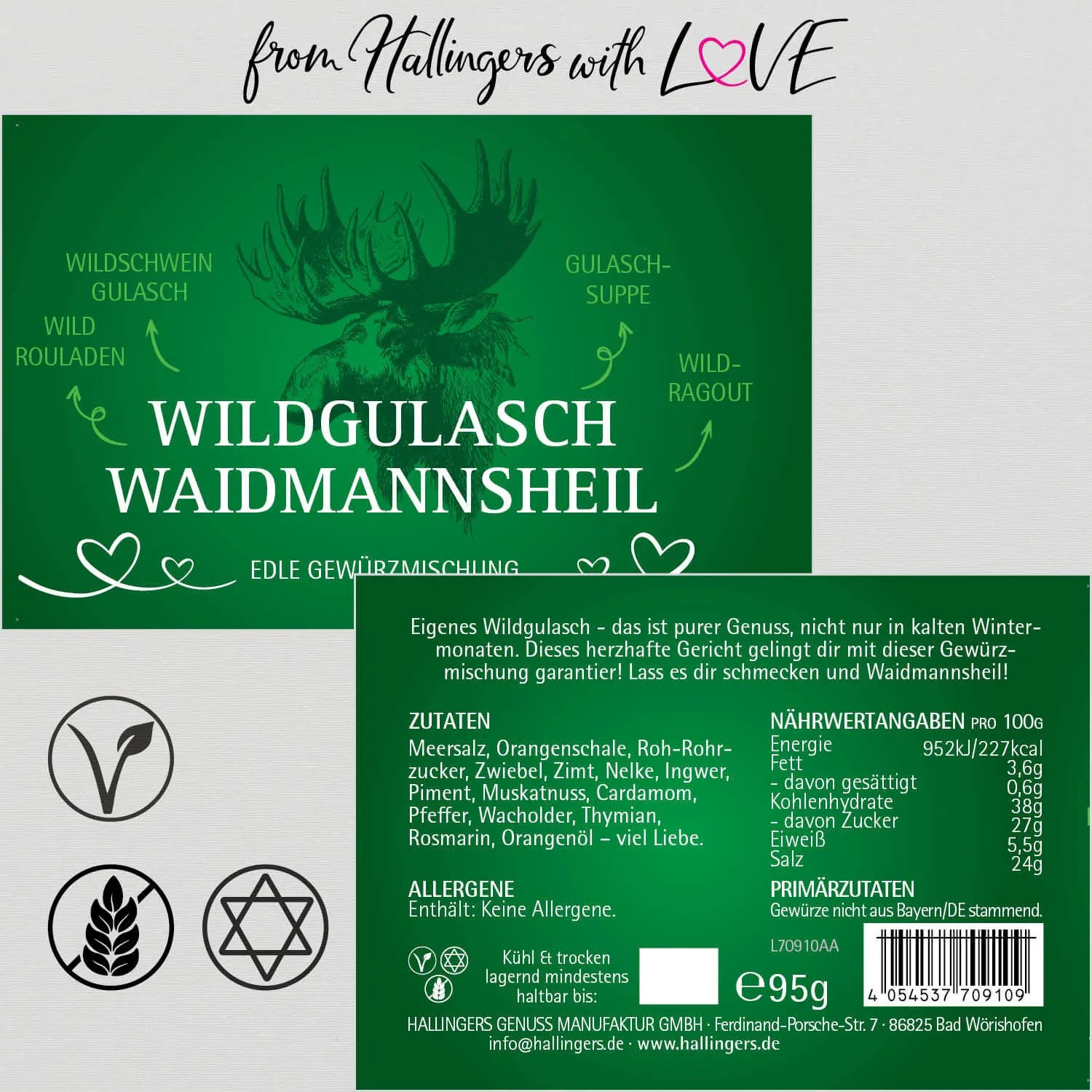 Wildgulasch Waidmannsheil (Gewürzmischung)