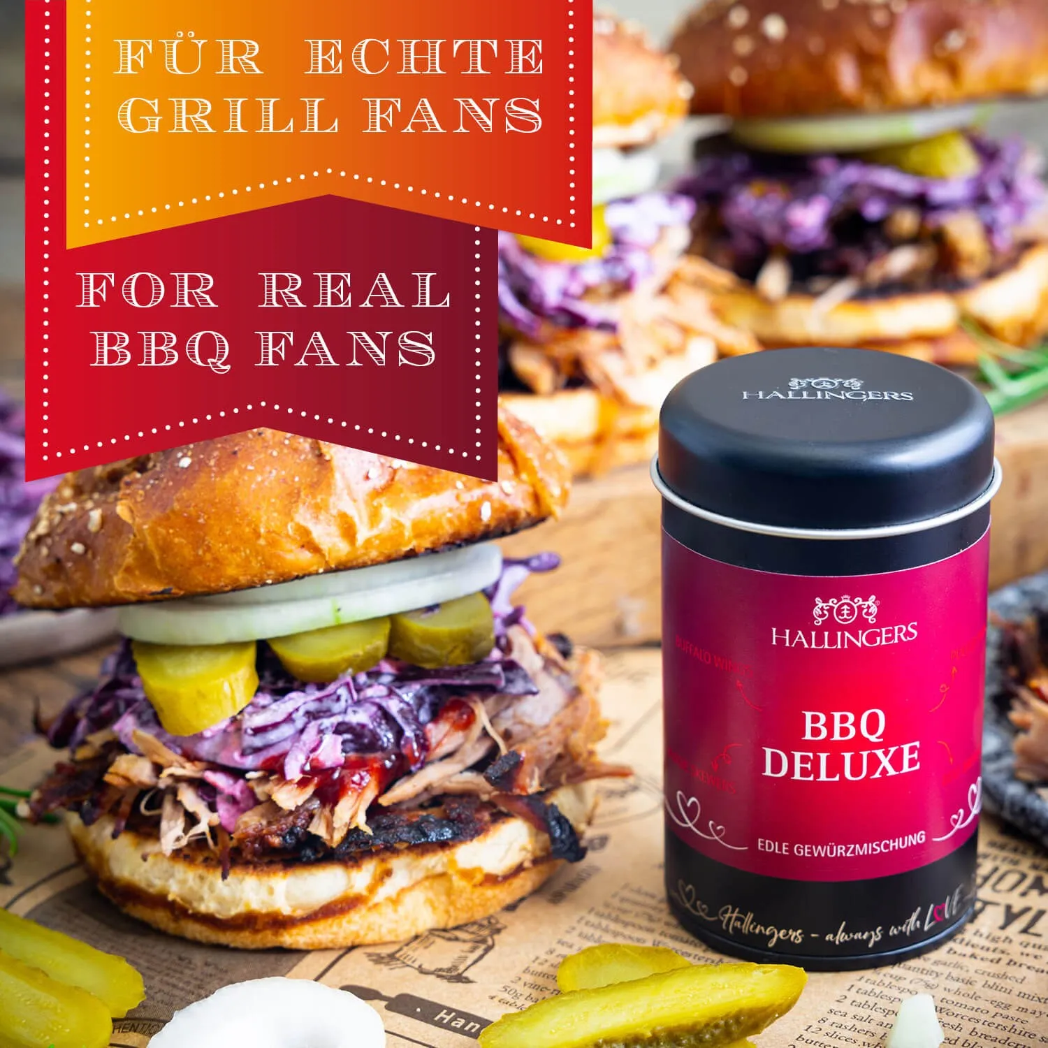 Die Verpackungsdesigns von Hallingers sind international ausgezeichnet (u.a. Red Dot Design Award, German Design Award Special Mention)
