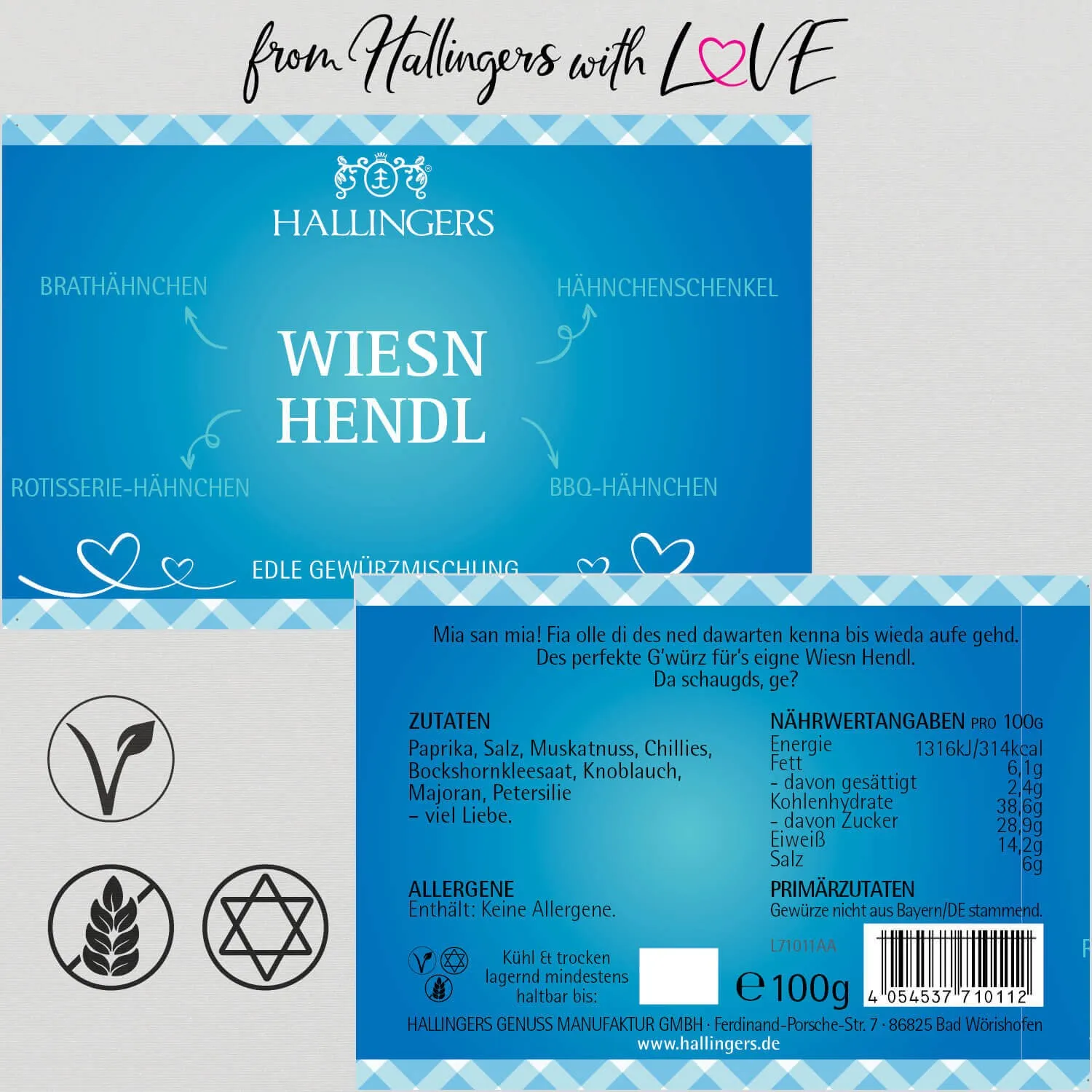 BBQ Wiesn Hendl Bayern (Gewürzmischung)