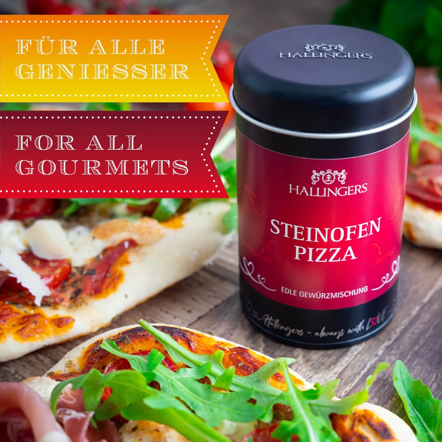 Die Verpackungsdesigns von Hallingers sind international ausgezeichnet (u.a. Red Dot Design Award, German Design Award Special Mention)