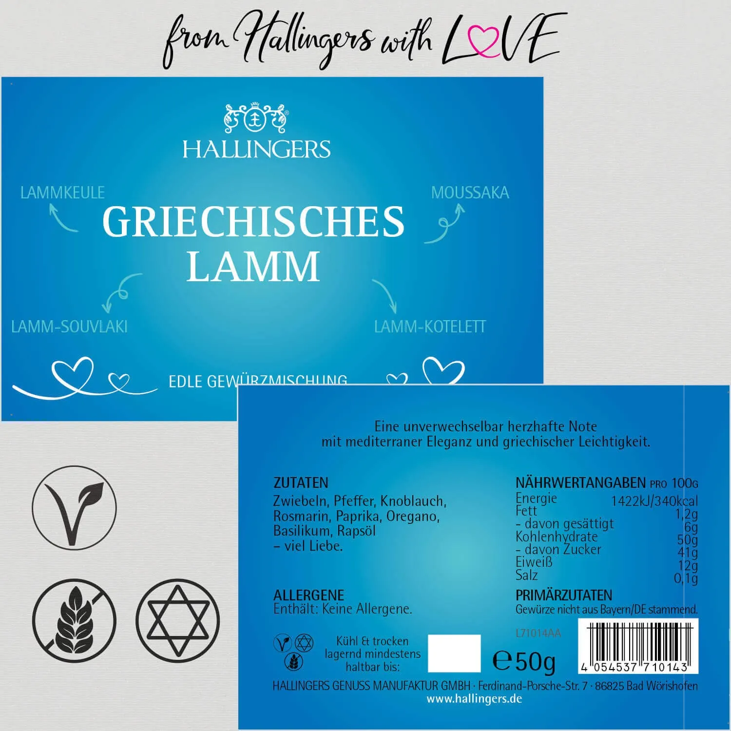 Griechisches Lamm (Gewürzmischung)