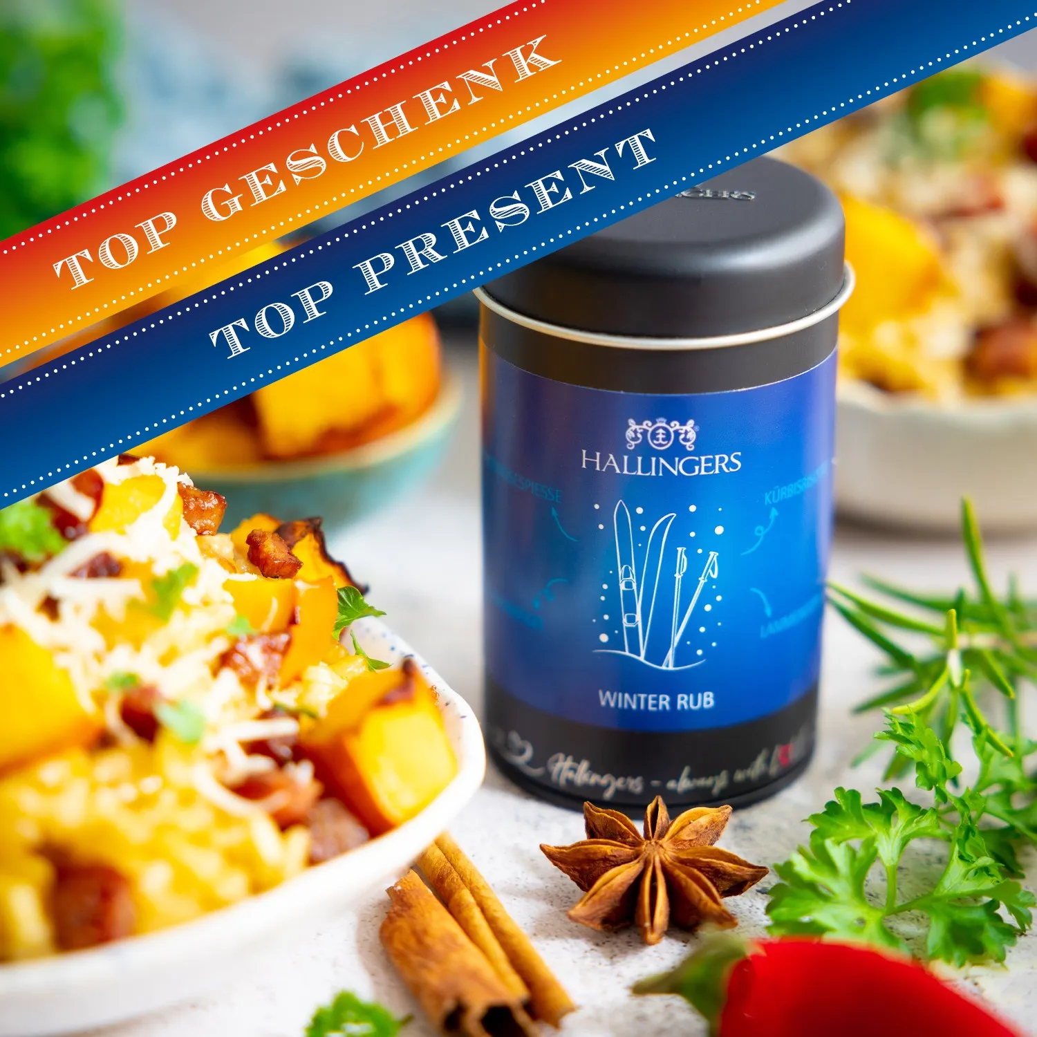 Die Verpackungsdesigns von Hallingers sind international ausgezeichnet (u.a. Red Dot Design Award, German Design Award Special Mention)