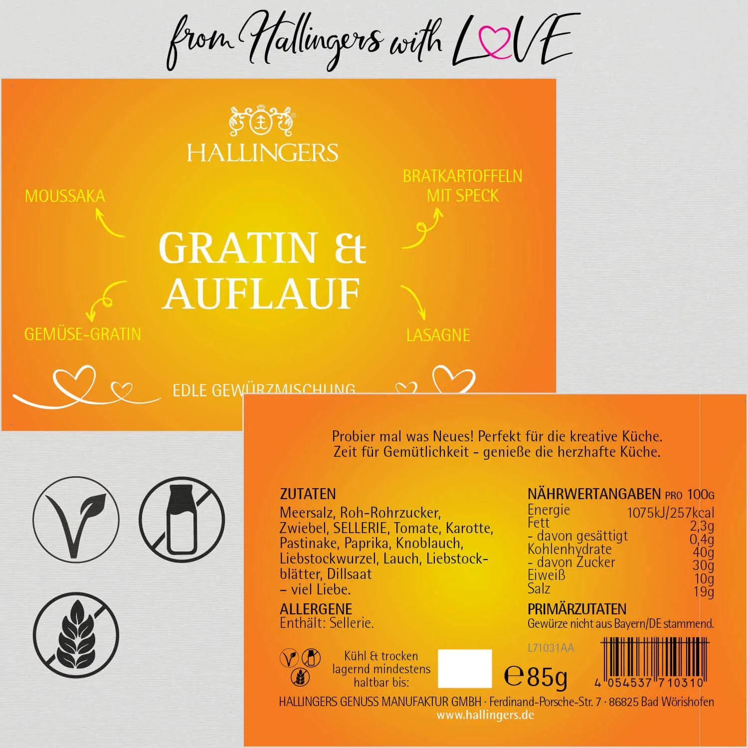 Gratin & Auflauf (Gewürzmischung)