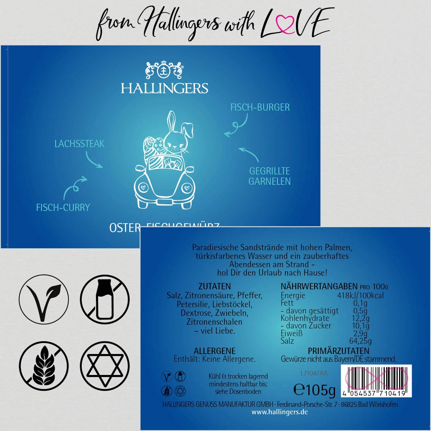 Karibisches Oster Fischgewürz (Gewürzmischung)