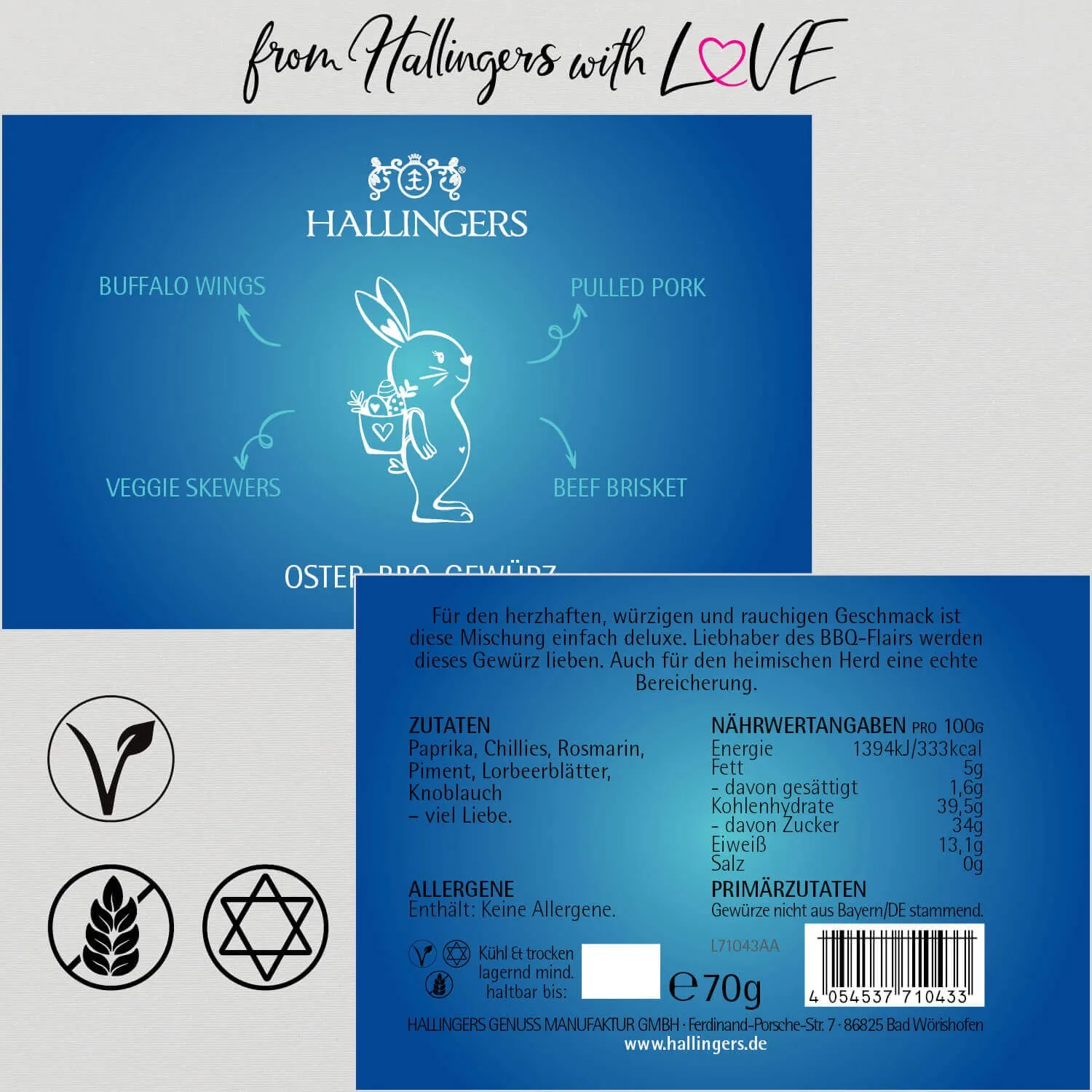 Oster BBQ Gewürz (Gewürzmischung)