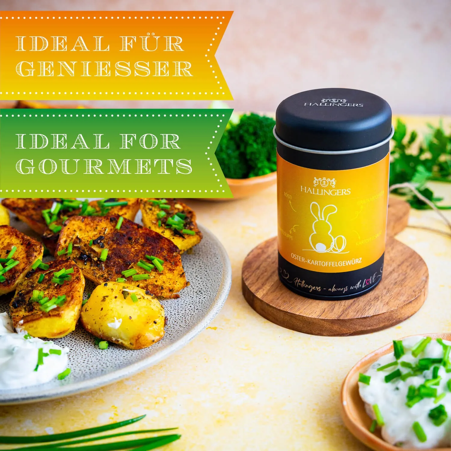 Die Verpackungsdesigns von Hallingers sind international ausgezeichnet (u.a. Red Dot Design Award, German Design Award Special Mention)