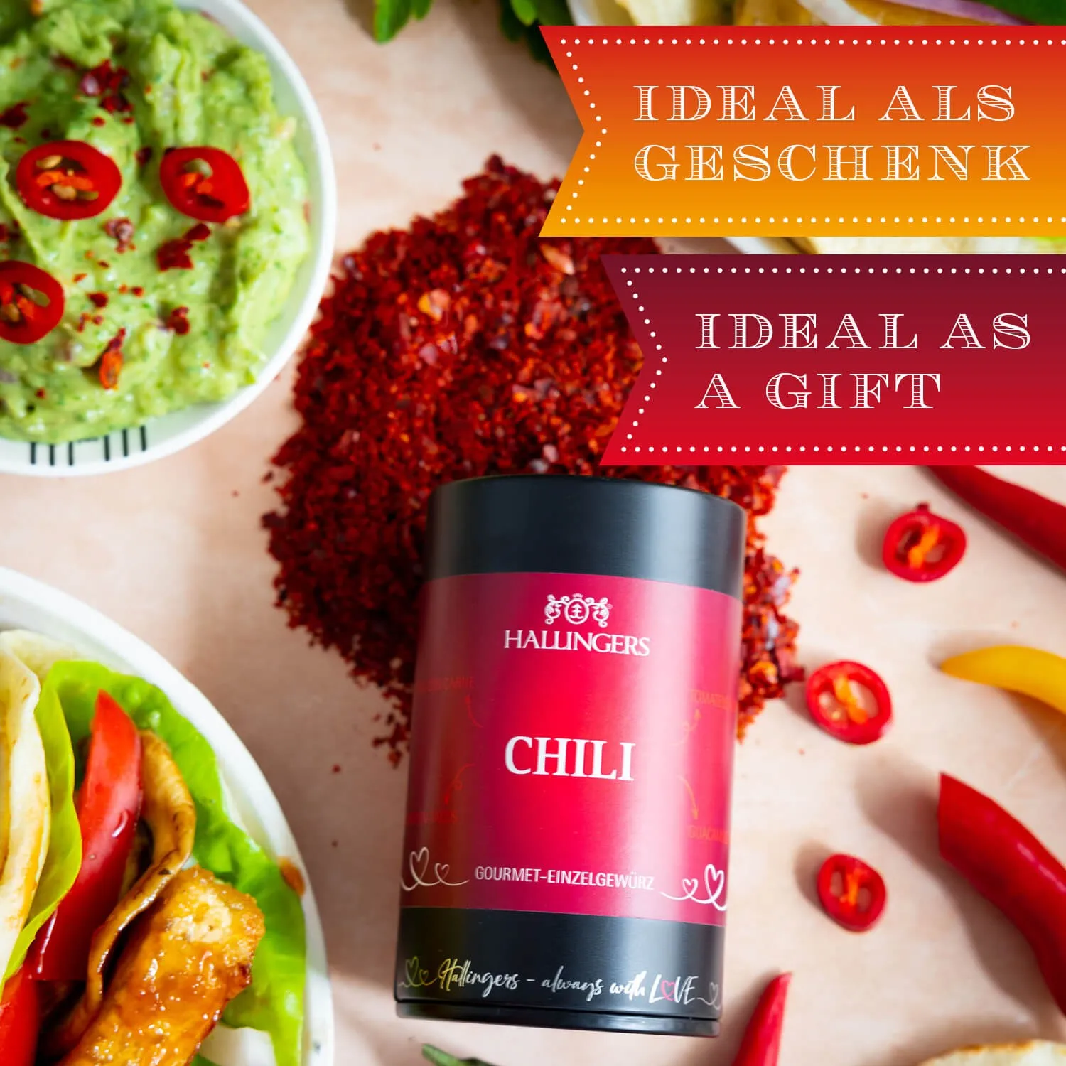 Die Verpackungsdesigns von Hallingers sind international ausgezeichnet (u.a. Red Dot Design Award, German Design Award Special Mention)