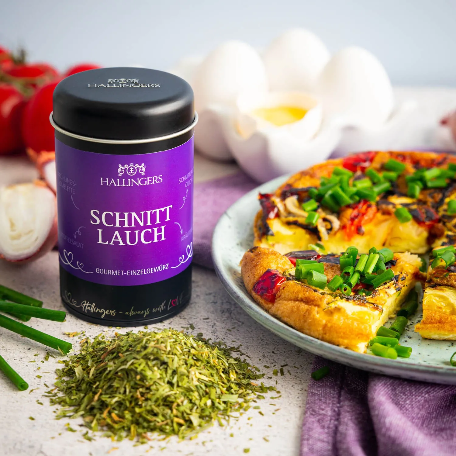 Feinste Gourmet-Gewürzmischung zu Weihnachten von Hallingers - in der edlen Aromadose luftdicht lange haltbar