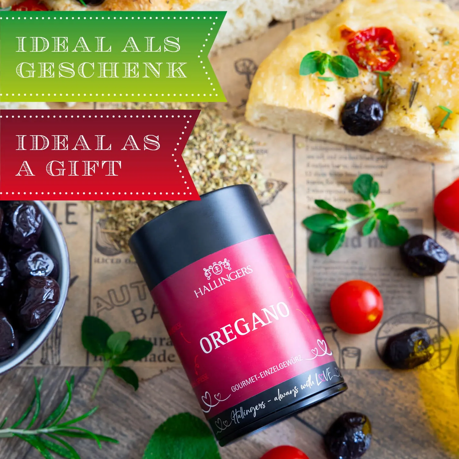 Die Verpackungsdesigns von Hallingers sind international ausgezeichnet (u.a. Red Dot Design Award, German Design Award Special Mention)